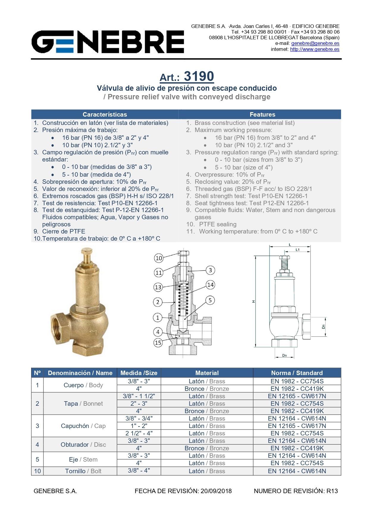 Válvula angular de latón con tapa regulable y entrada roscada.