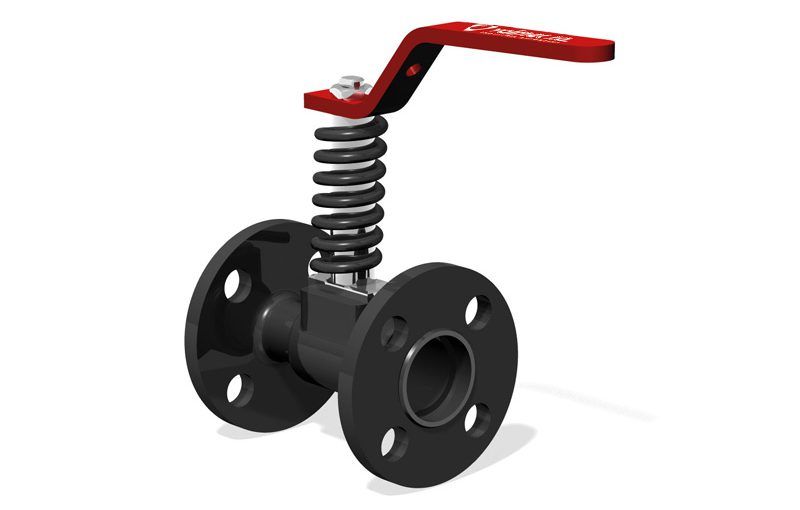 Palanca de Retorno a Resorte