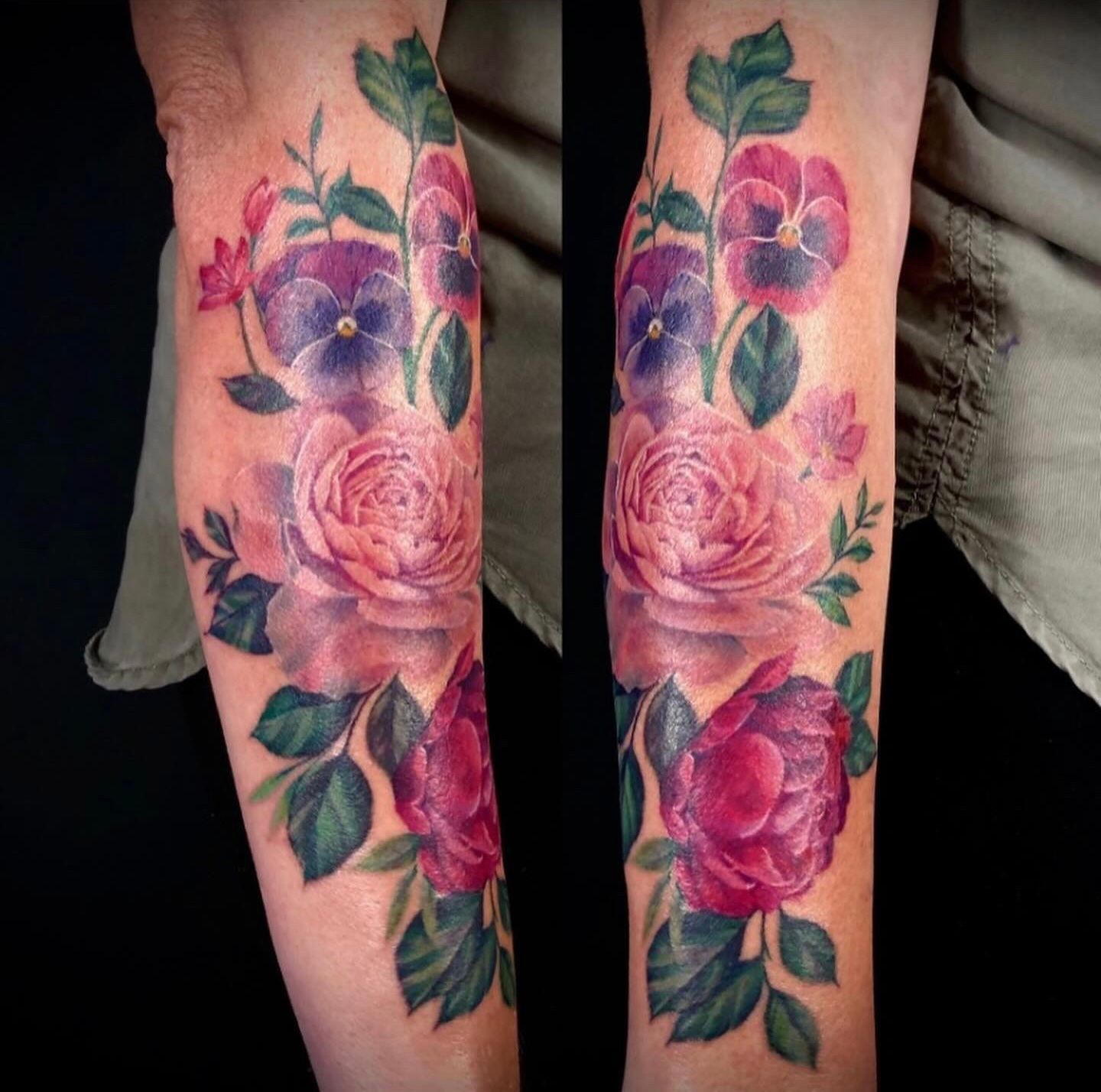 Floral Fantasy Tattoo