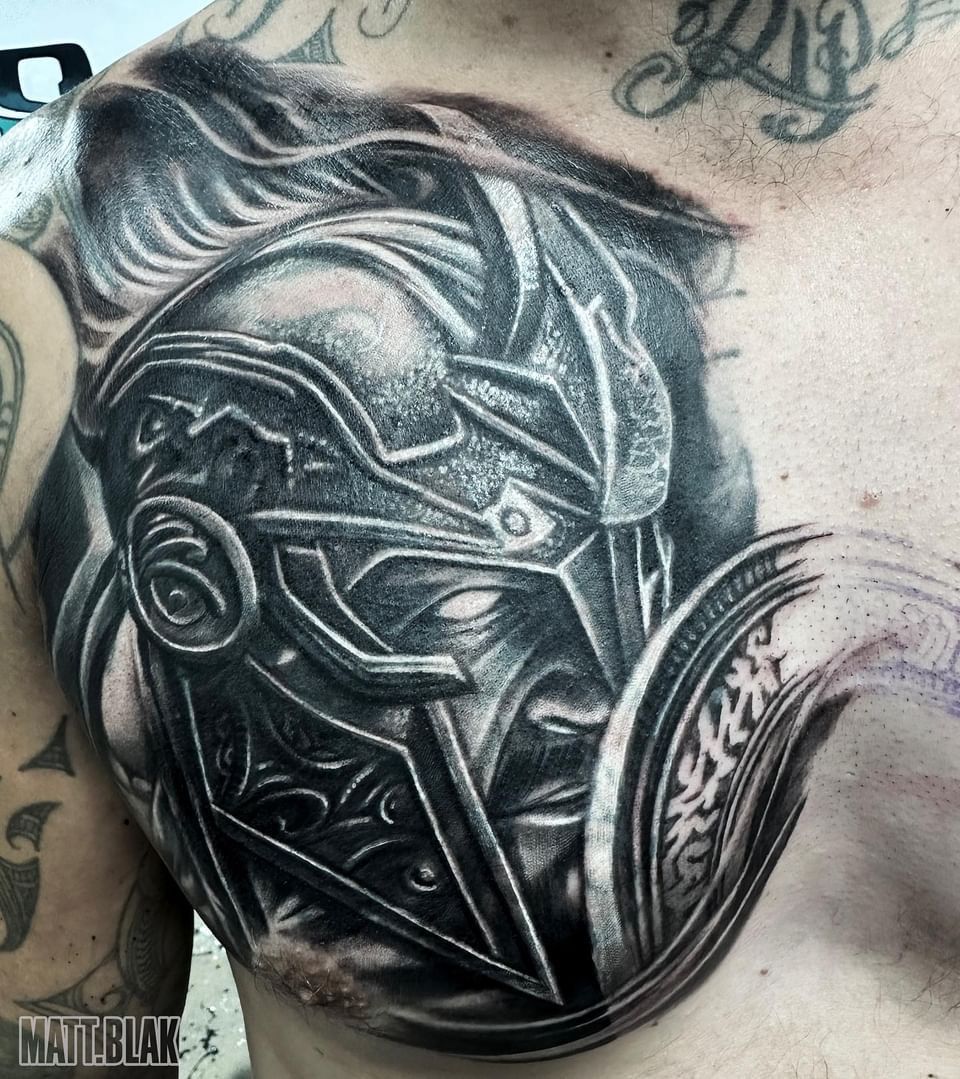 Timeless Black and Grey Tattoo