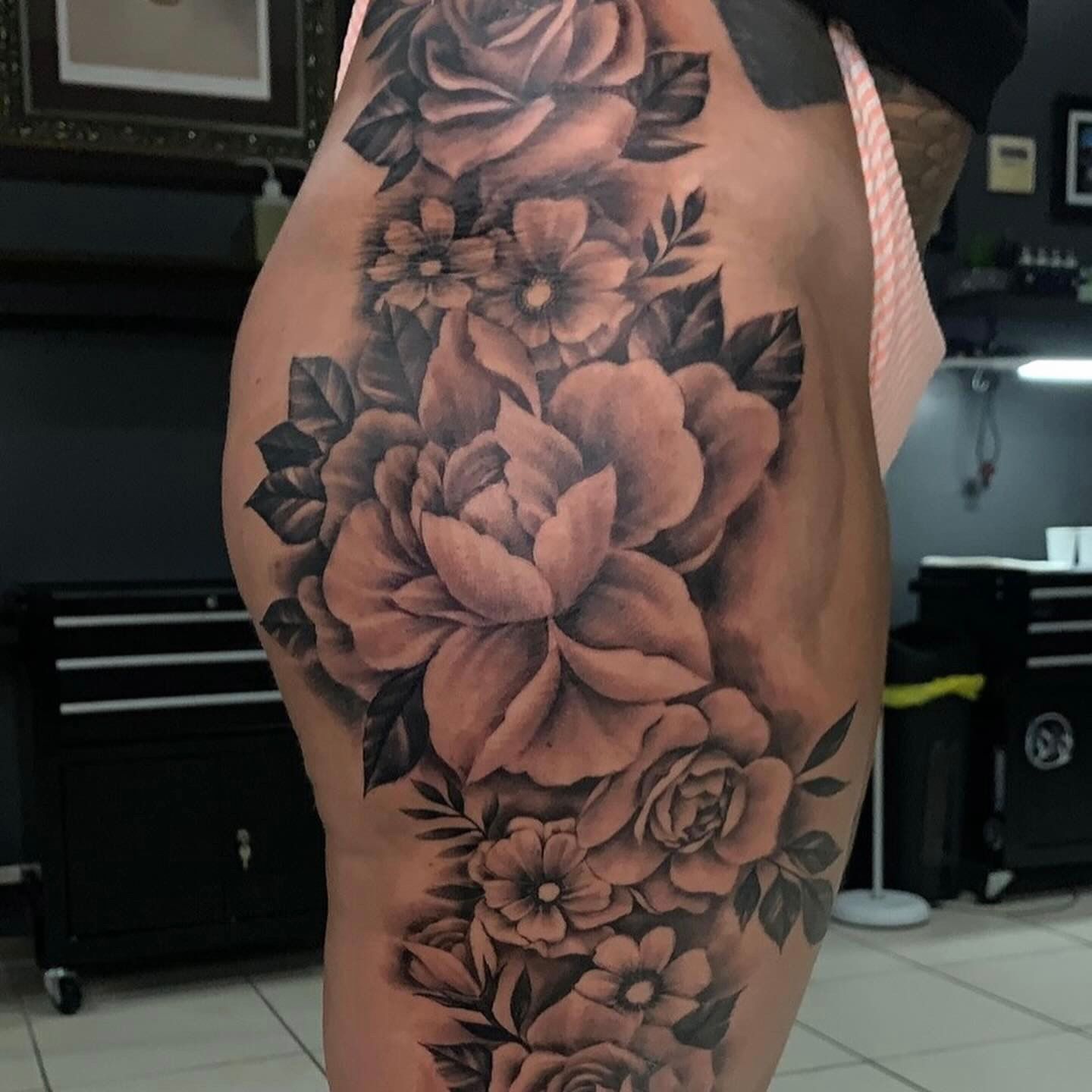 Midnight Bloom Tattoo