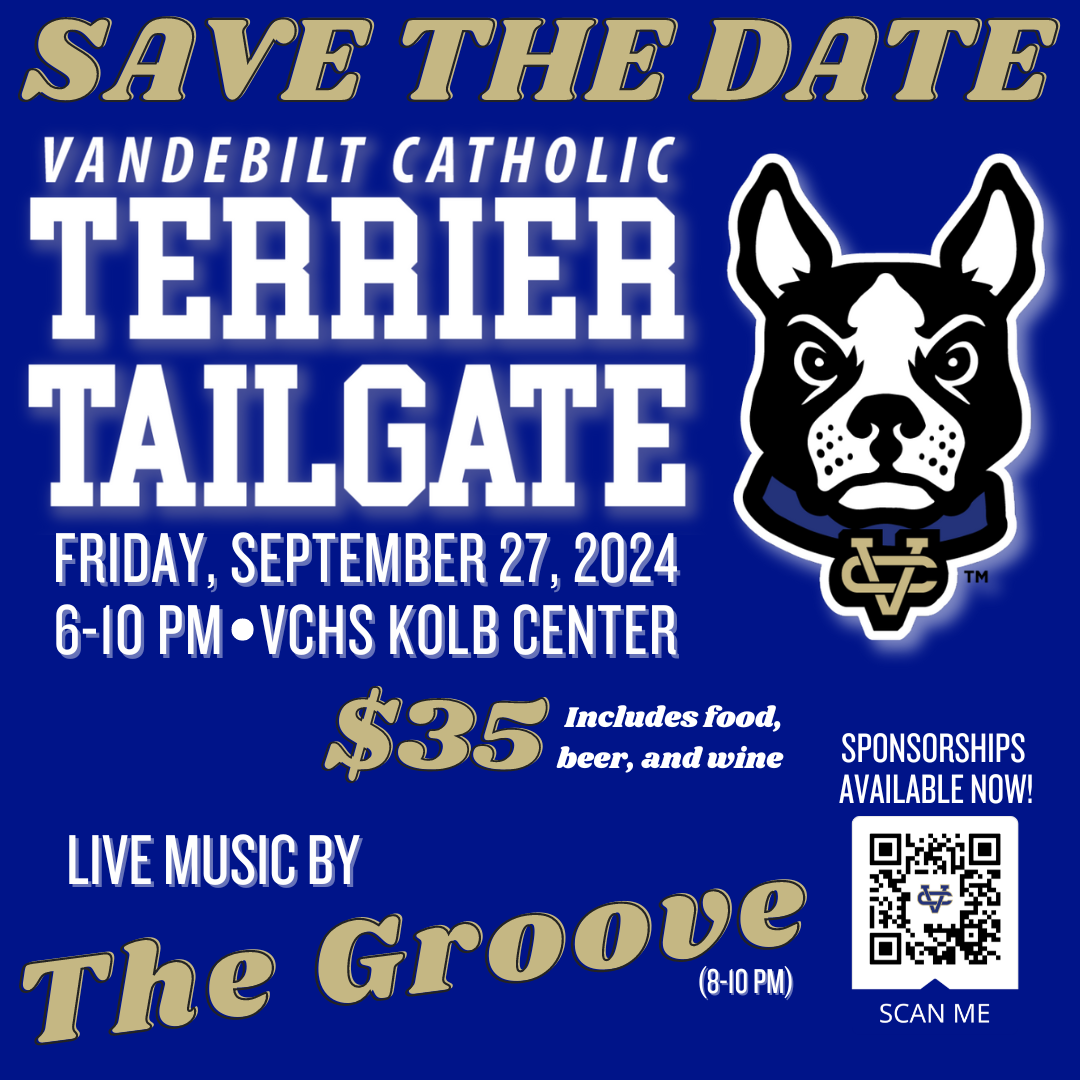 Terrier Tailgate - Friday, Sept. 27, 2024
VCHS Kolb Center, 6-10pm