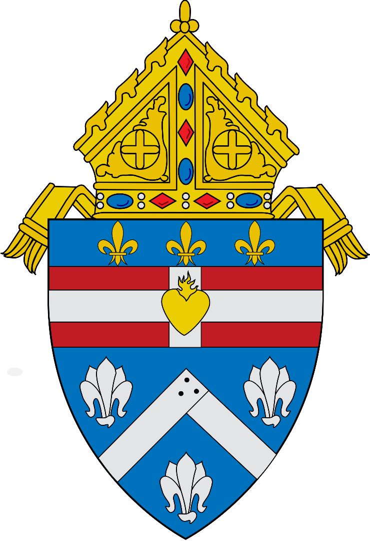 A coat of arms with a crown and a heart on it