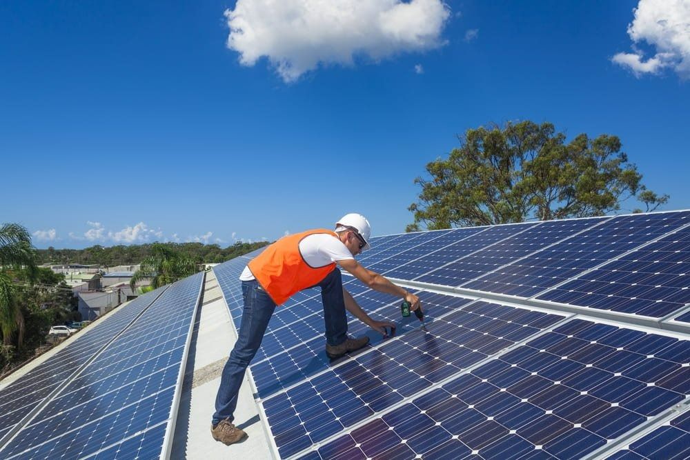 Rooftop Solar Panel Installation — Brian Williams Electrical Air Solar in Cooroibah, QLD