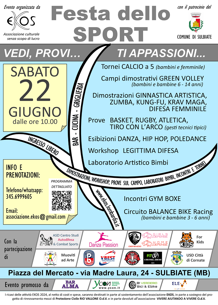 FESTA DELLO SPORT - SULBIATE - 22/06/2024