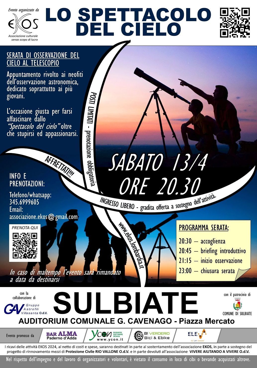 13/04/2024 - Lo Spettacolo del Cielo - SULBIATE