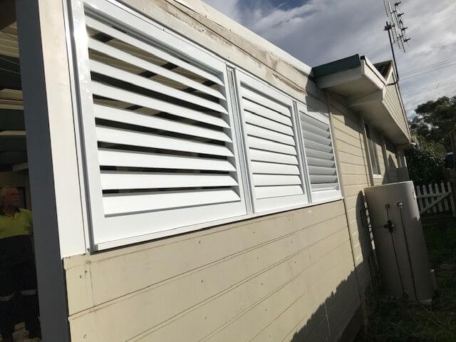 White Security Screen — Clearshield Security Screens in Bomaderry, NSW
