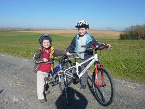 cycling with kids