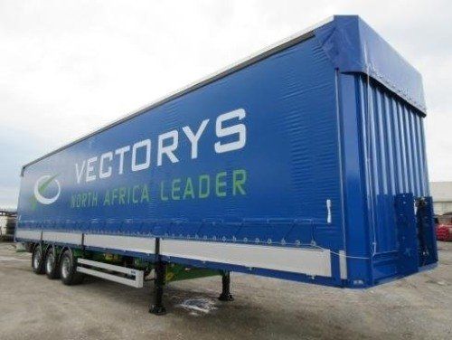 Curtain-sided semi-trailer