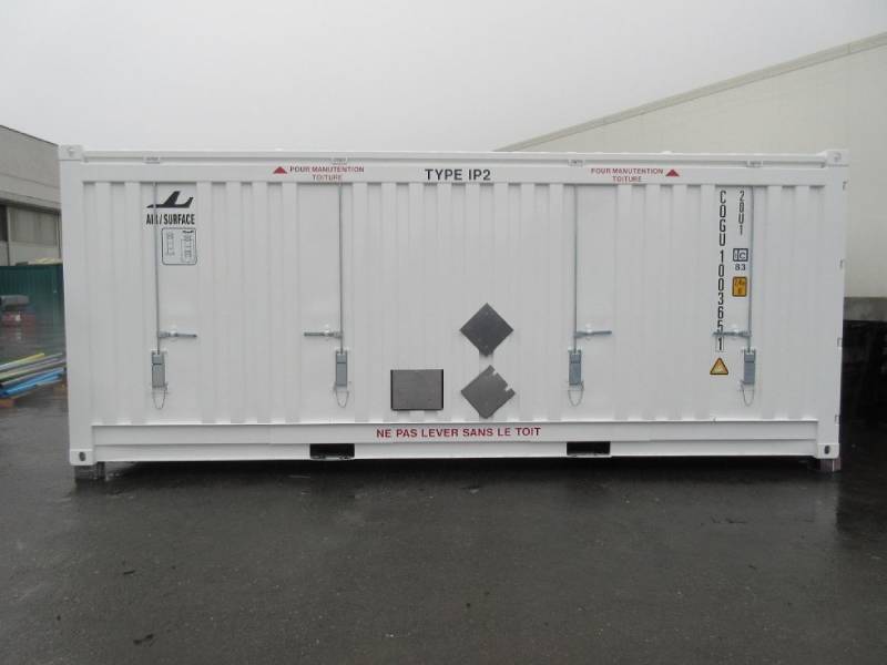 Radioactive container