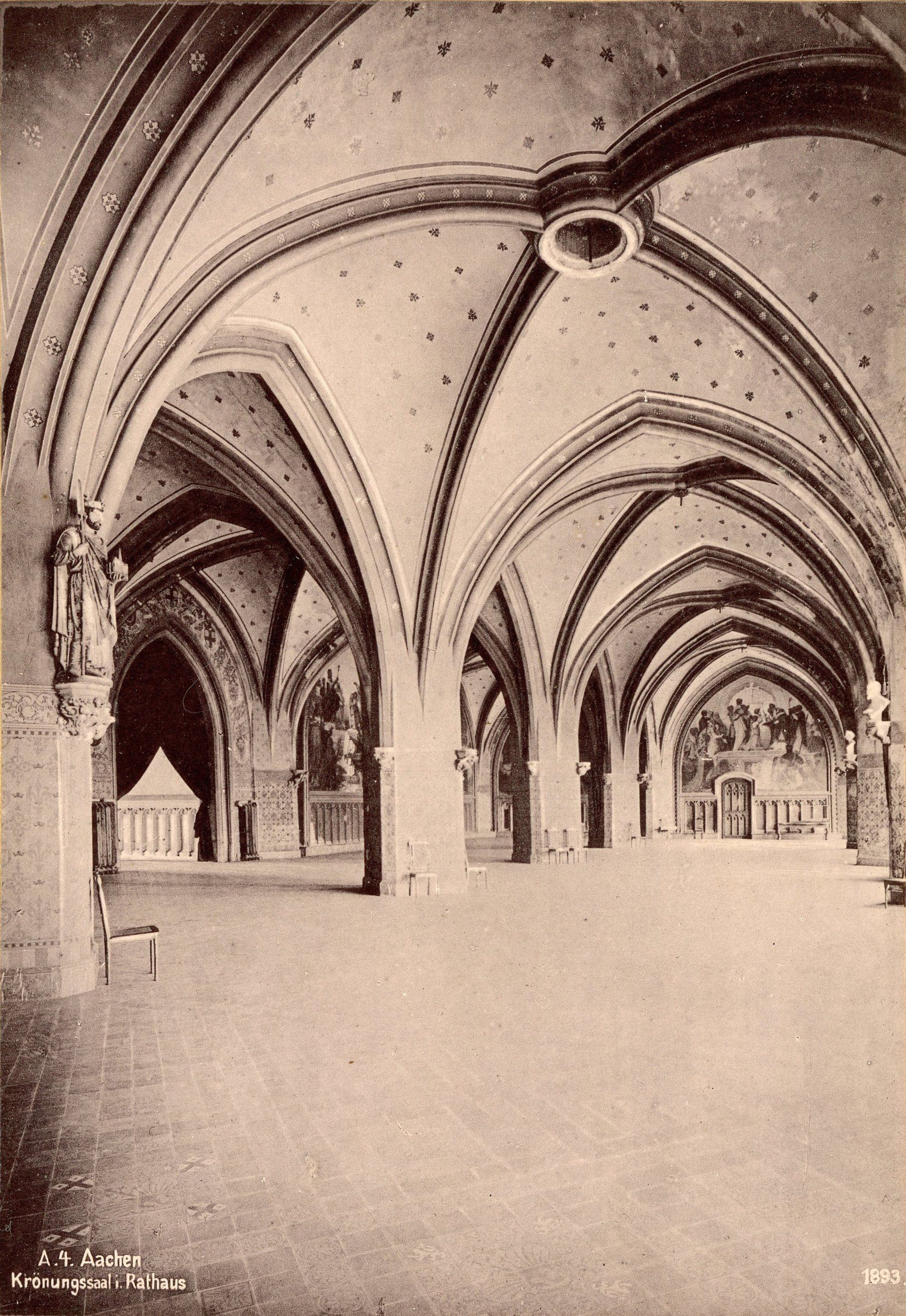 A.4. Aachen, Krönungssaal; Rathaus. 1893.