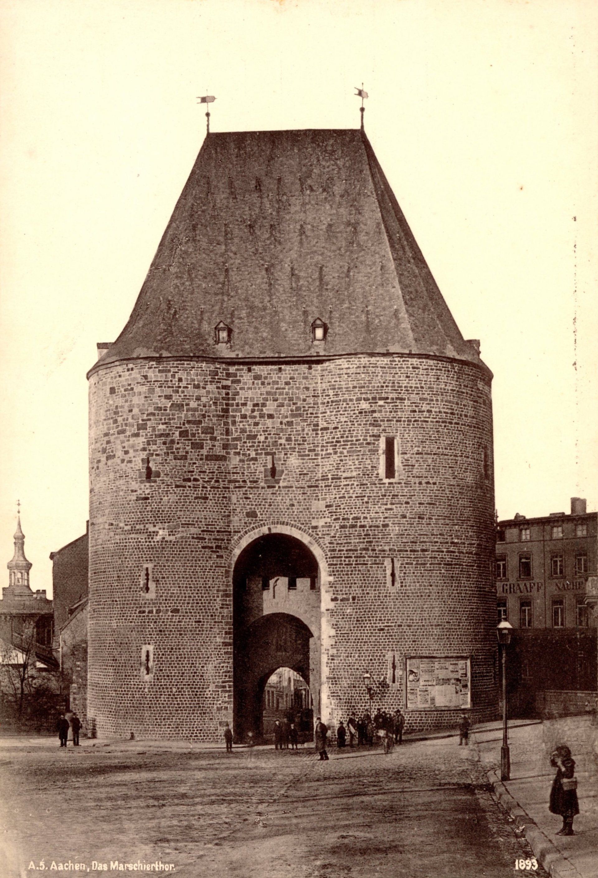 A.5. Aachen, Das Marschierthor. 1893.