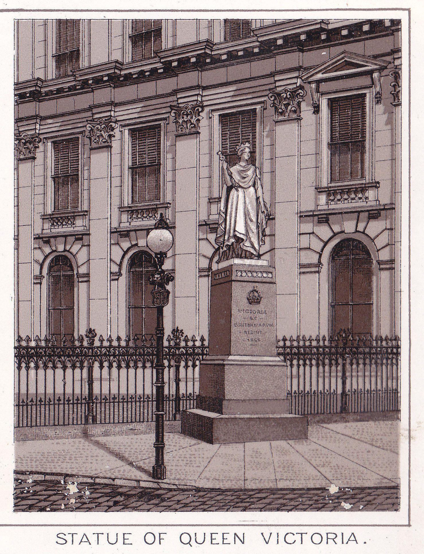 STATUE OF QUEEN VICTORIA.