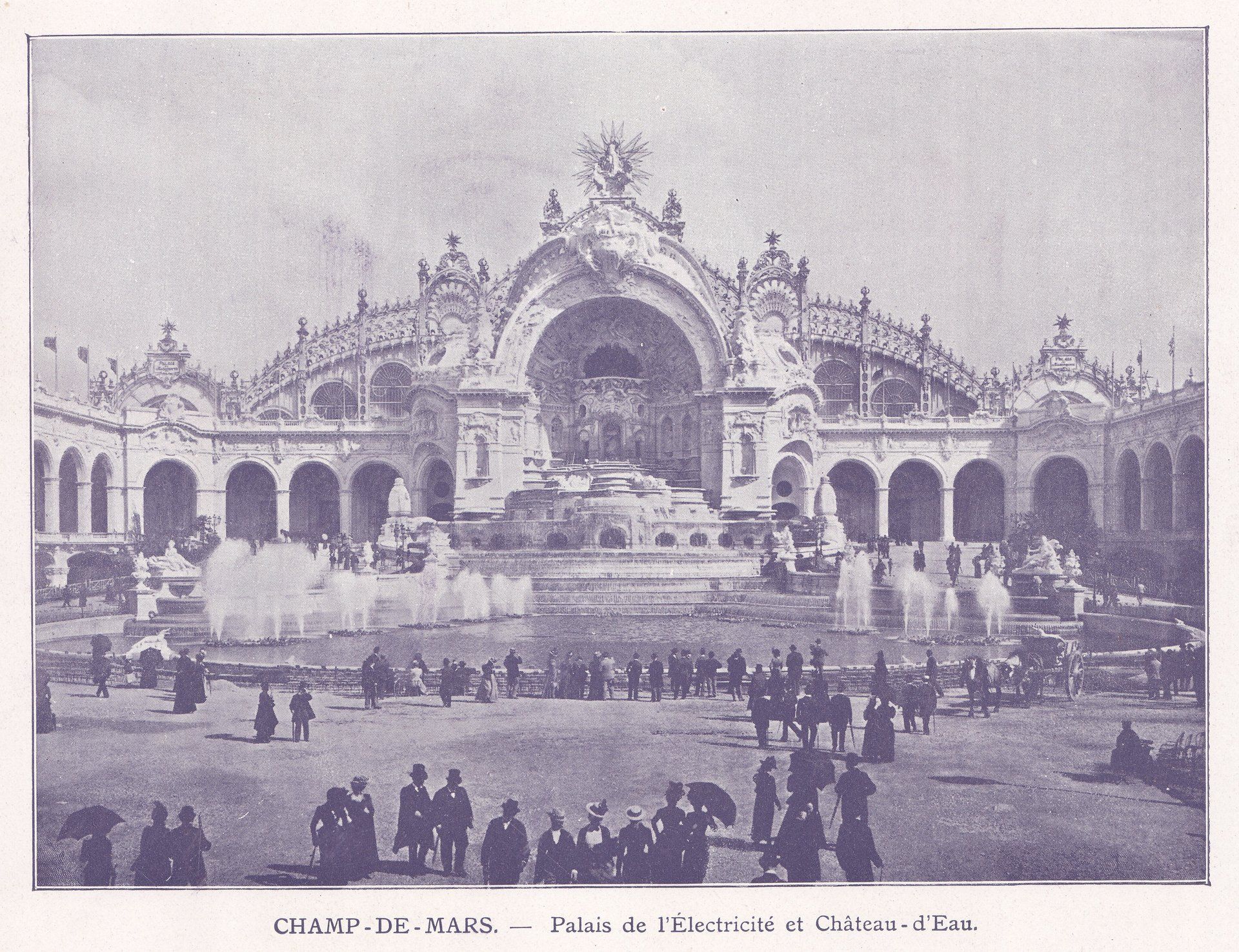 CHAMPS-DE-MARS. - Palais de l'Électricité et Château-d'Eau.