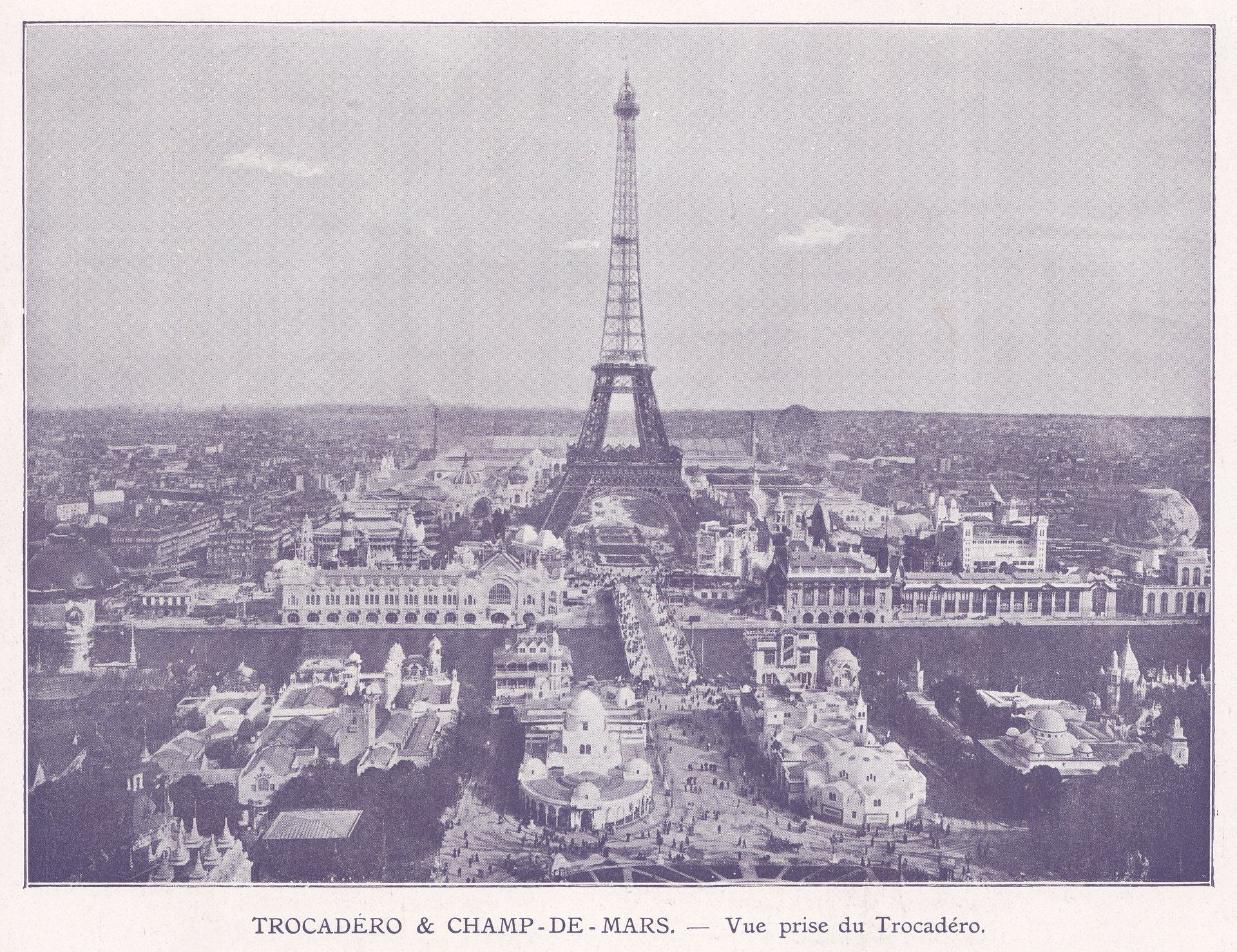 TROCADÉRO & CHAMP-DE-MARS. - Vue prise du Trocadéro.
