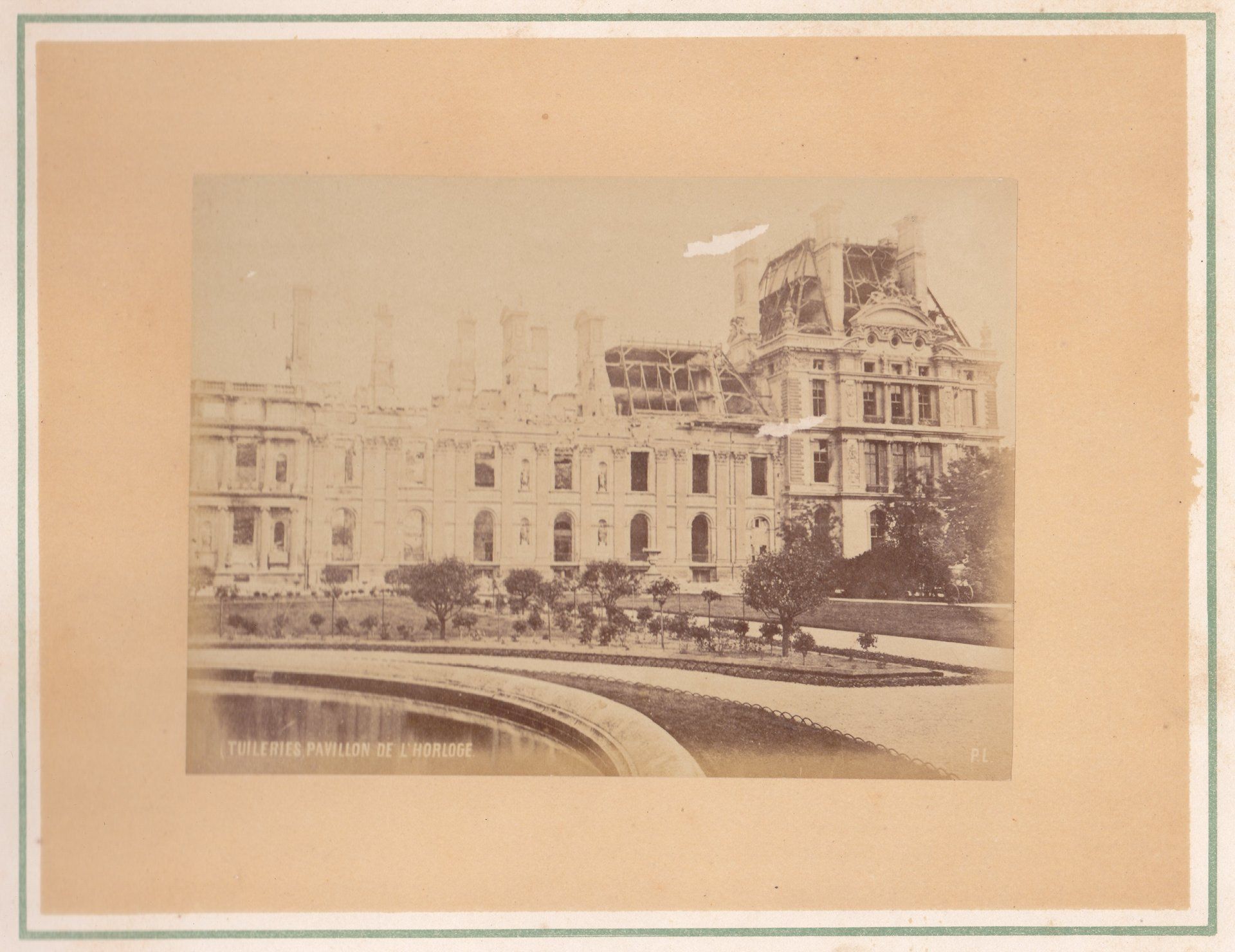 TUILERIES, PAVILLON DE L'HORLOGE.   P. L.