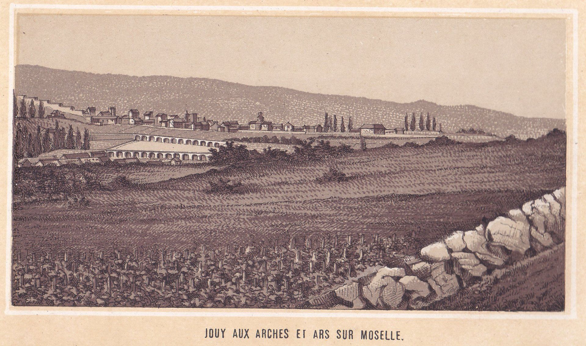 JOUY AUX ARCHES ET ARS SUR MOSELLE.