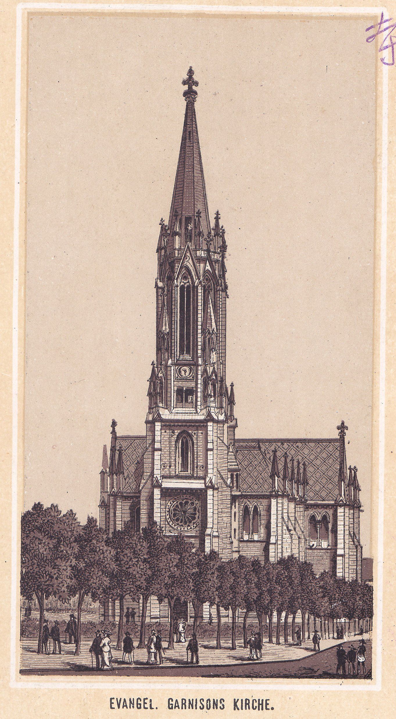 EVANGEL. GARNISONS KIRCHE.