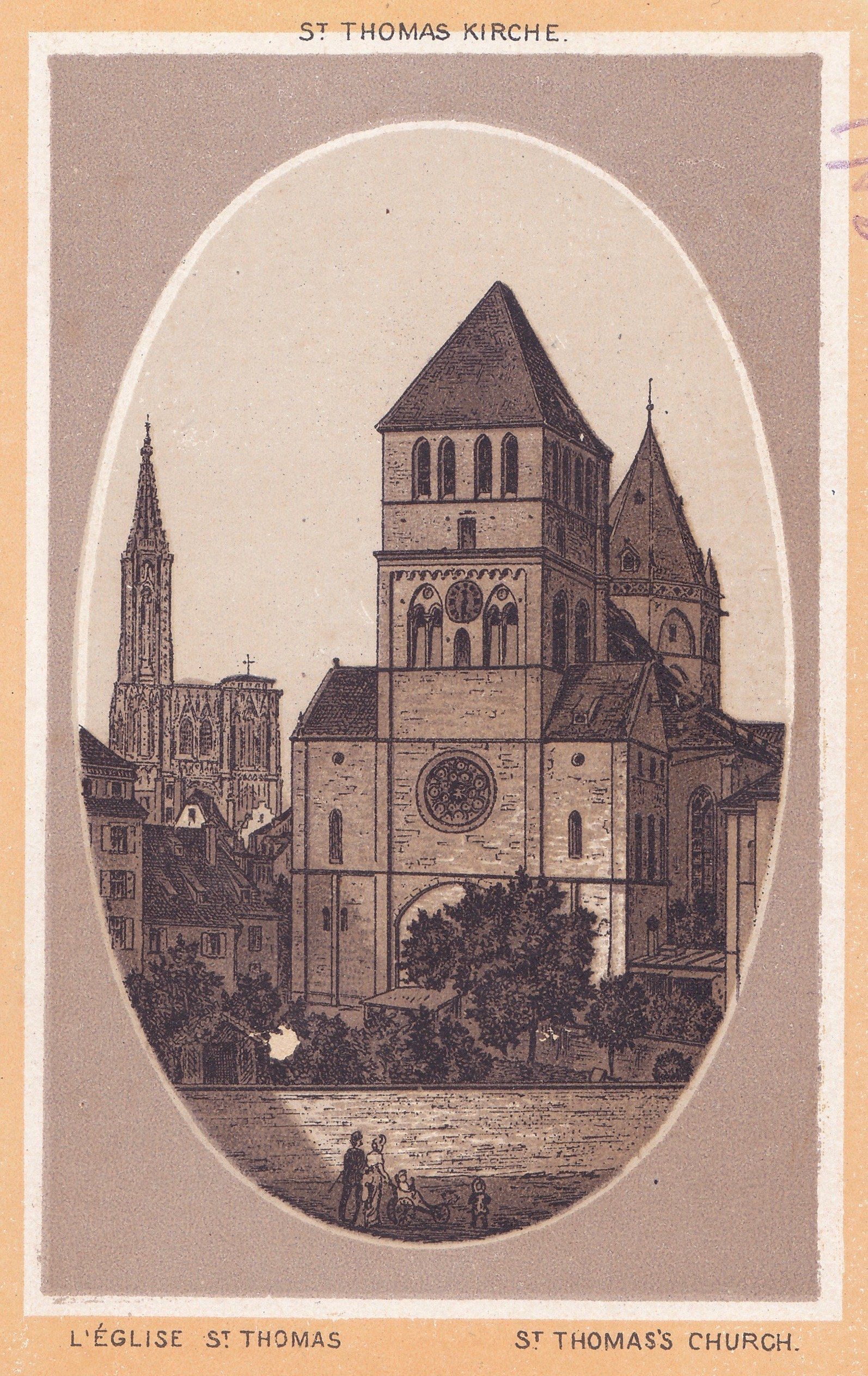 ST THOMAS KIRCHE. L'ÉGLISE ST THOMAS. ST THOMAS'S CHURCH.