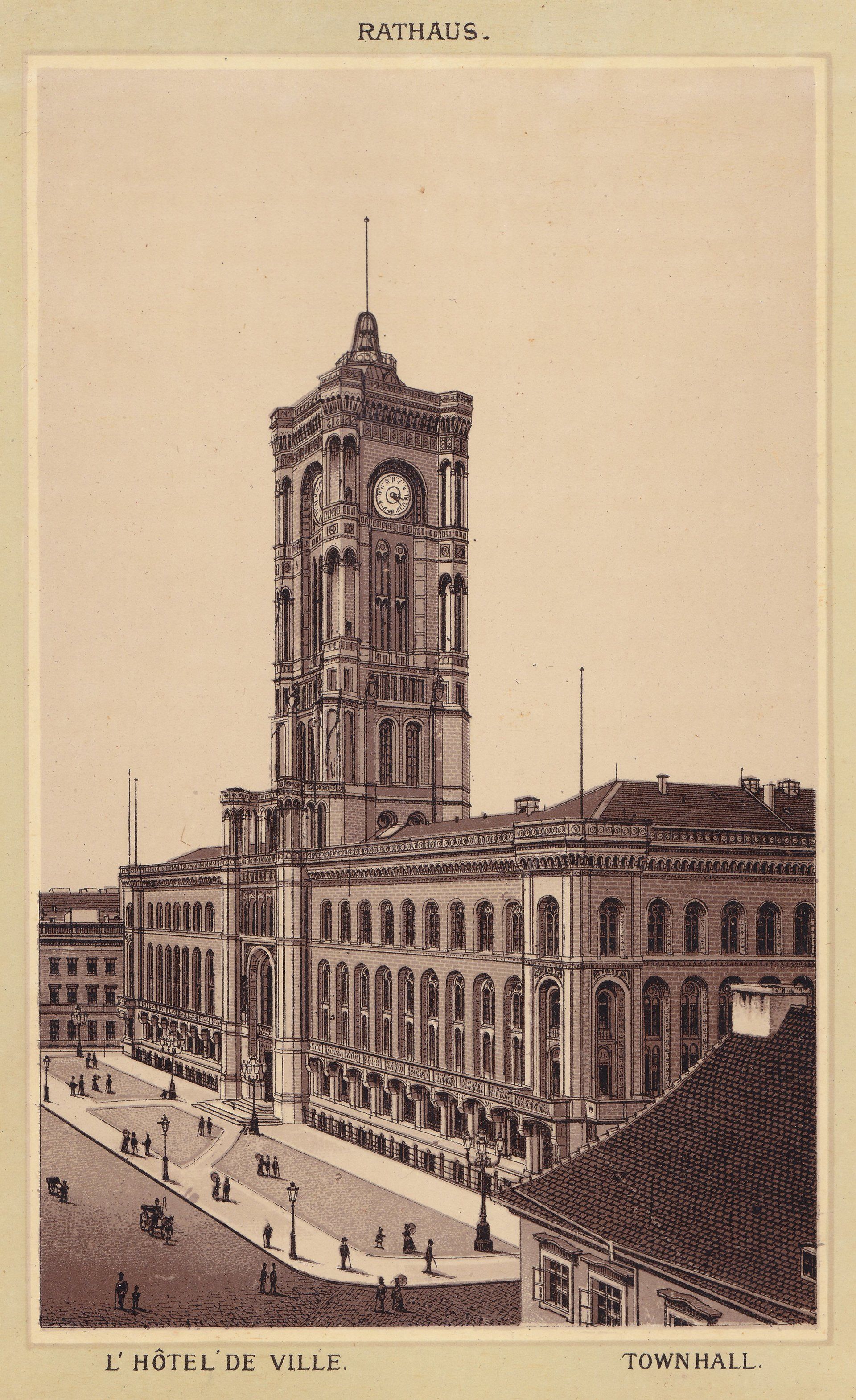 RATHAUS. L' HÔTEL'DE VILLE. TOWNHALL.