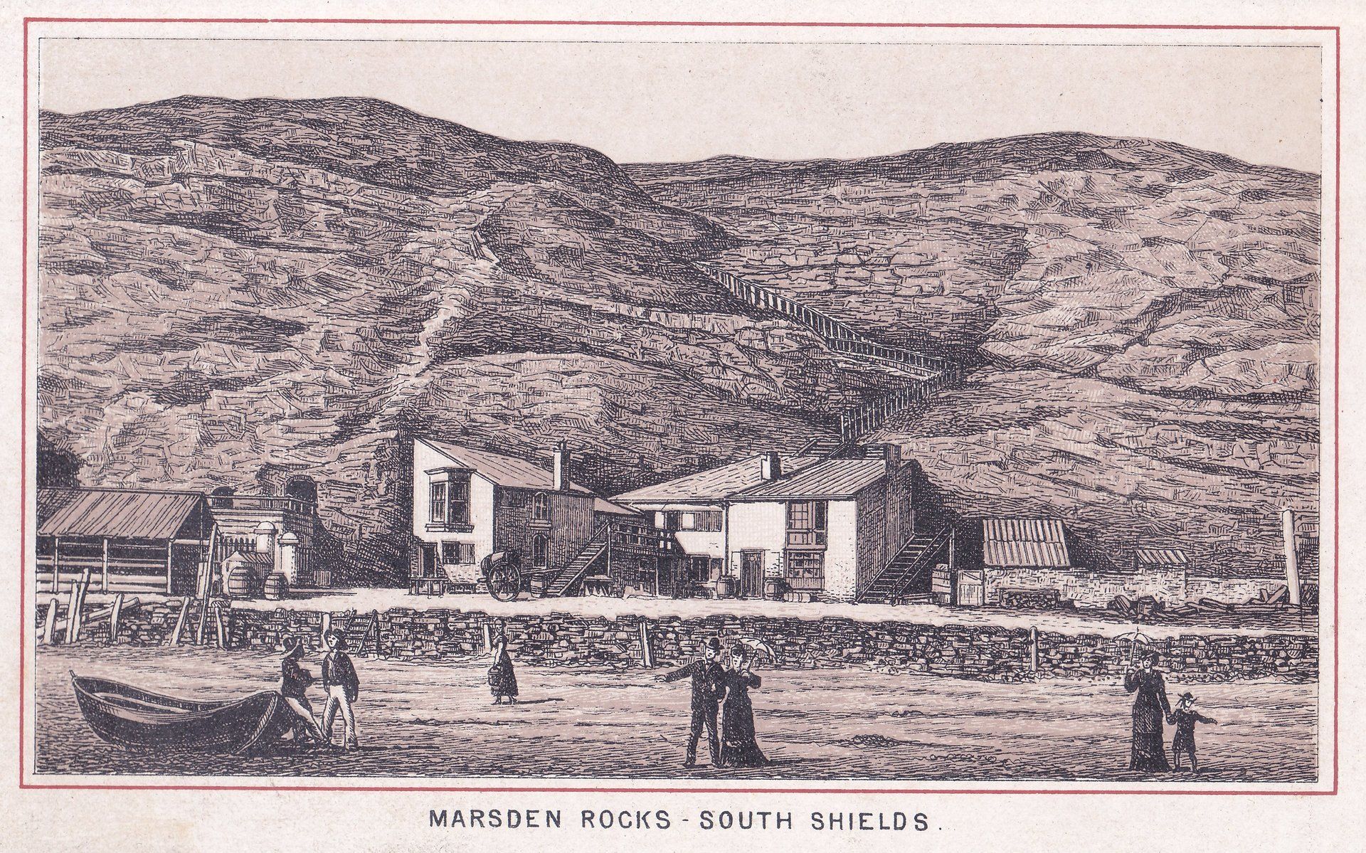 MARSDEN ROCKS - SOUTH SHIELDS.