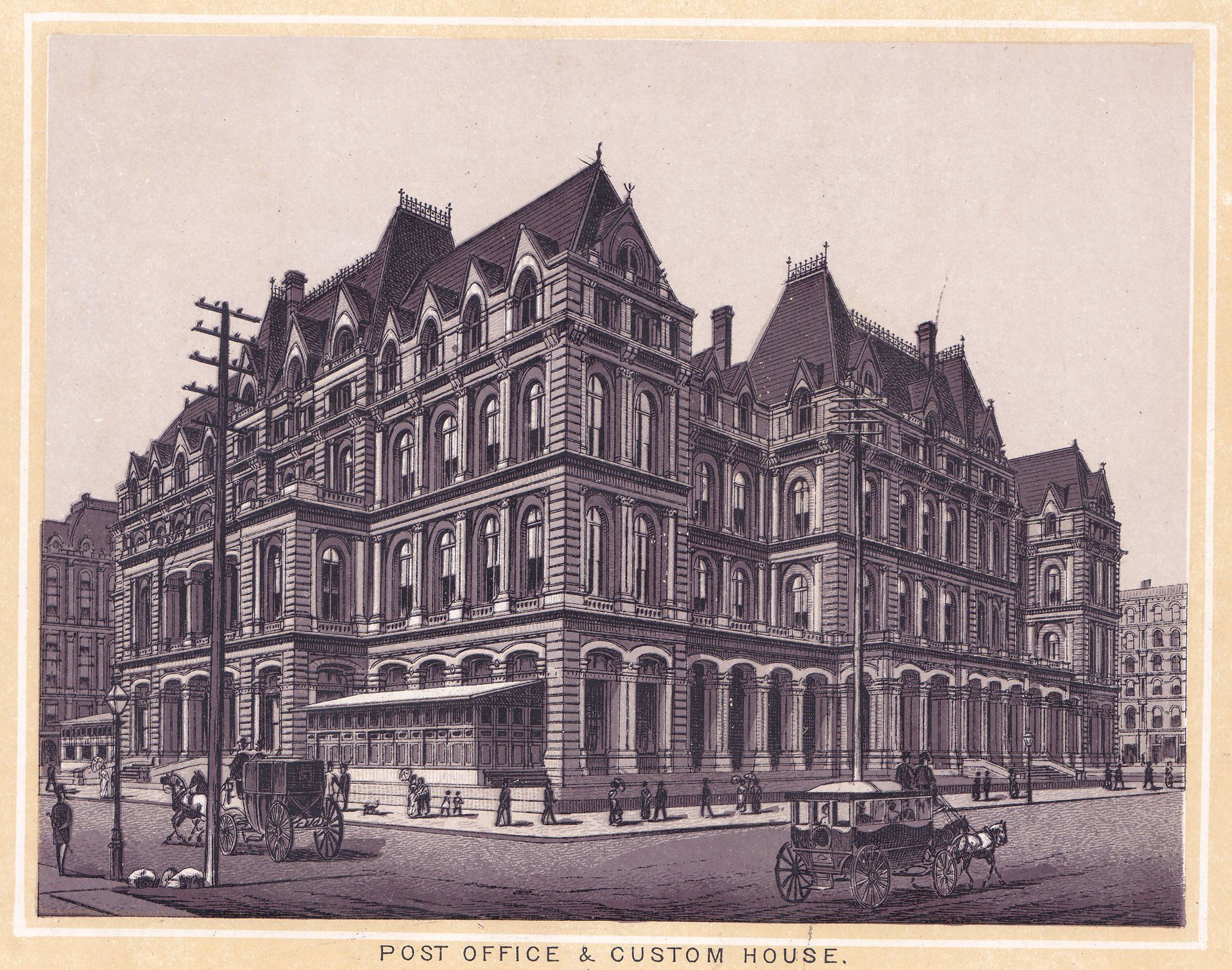 POST OFFICE & CUSTOM HOUSE.