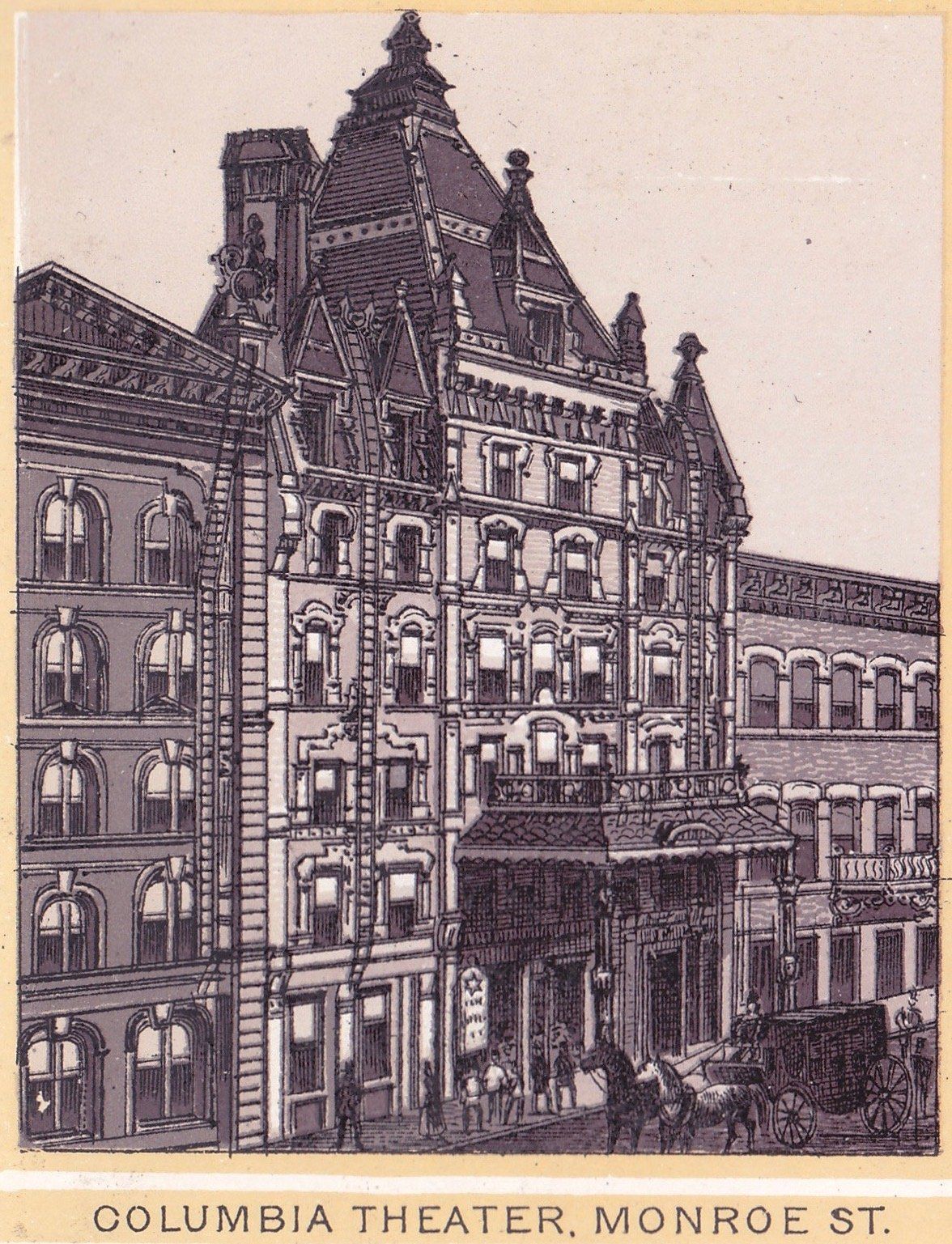 COLUMBIA THEATER, MONROE ST.