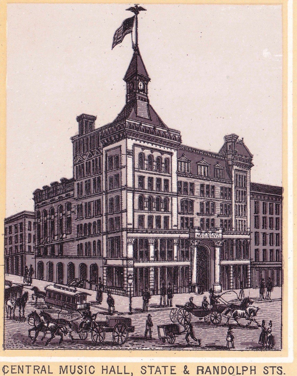 CENTRAL MUSIC HALL, STATE & RANDOLPH STS.