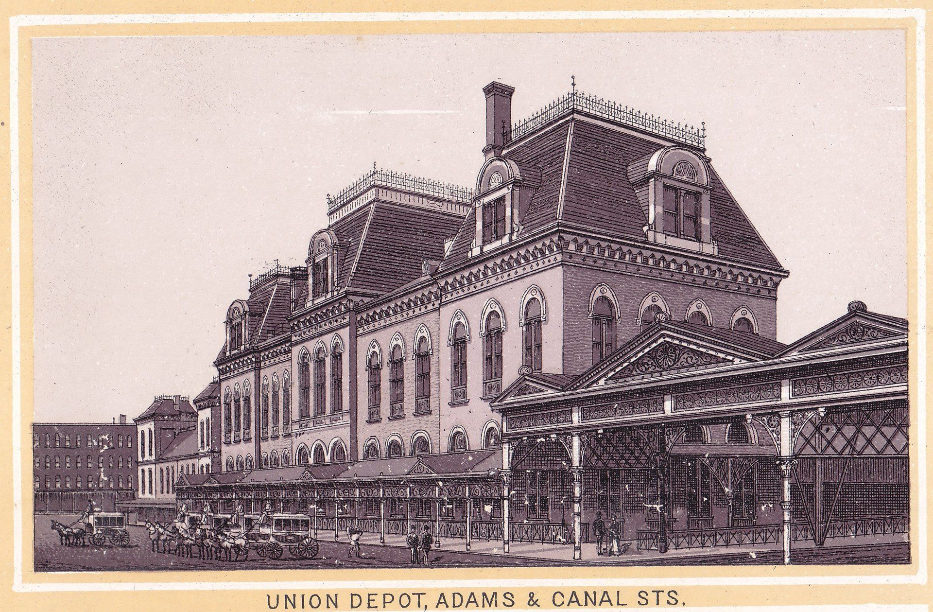 UNION DEPOT, ADAMS & CANAL STS.