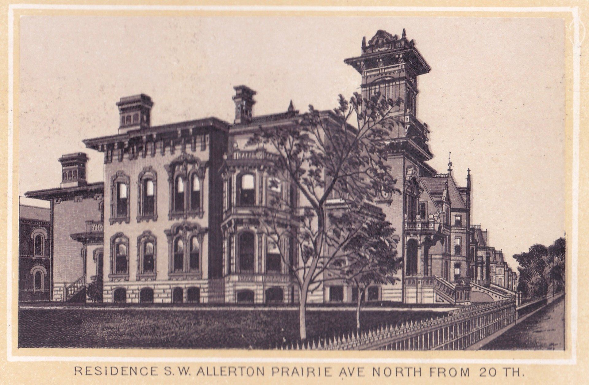 RESIDENCE S.W. ALLERTON PRAIRIE AVE NORTH FROM 20TH.