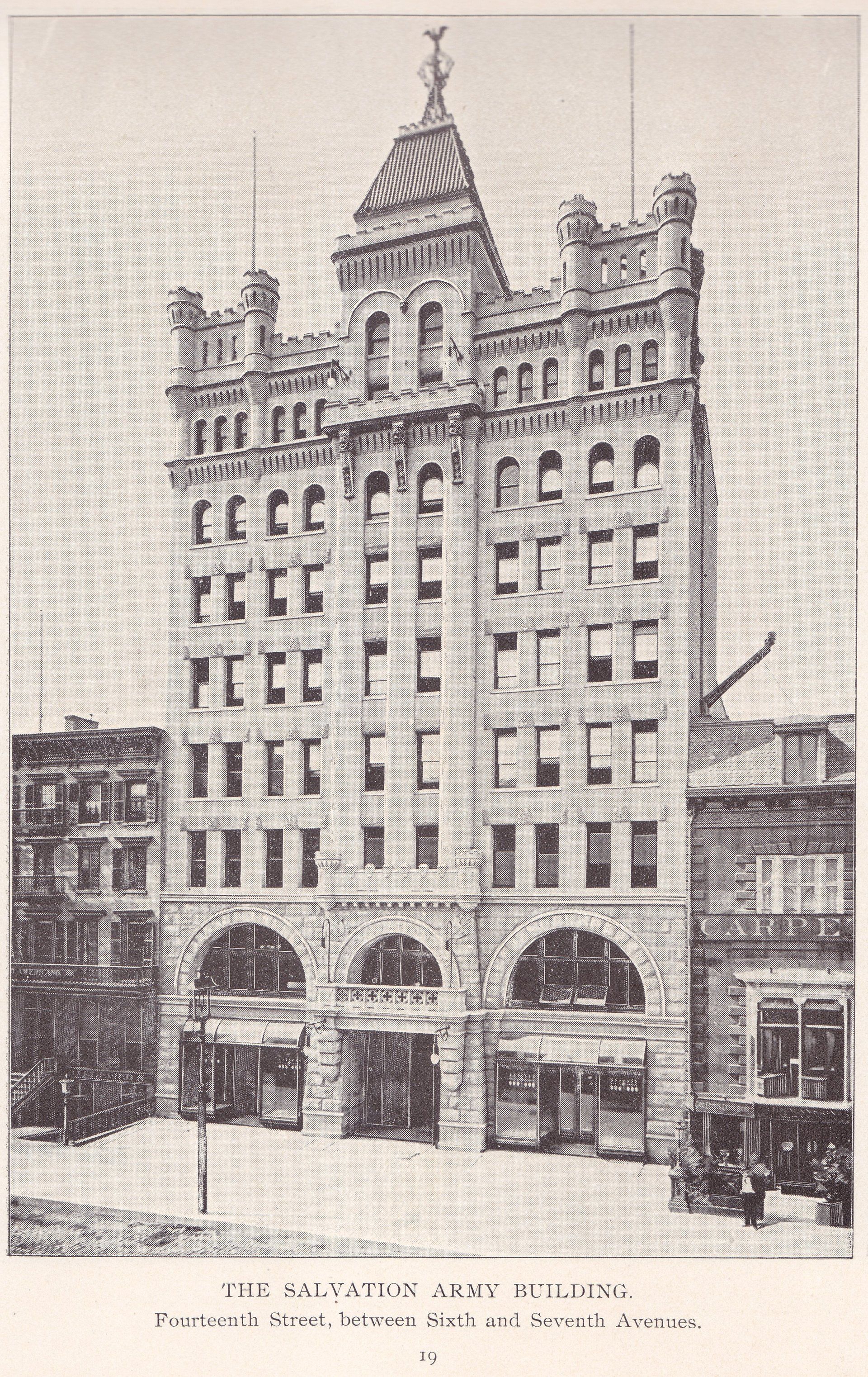 THE SALVATION ARMY BUILDING. Fourteenth Street, between Sixth and Seventh Avenues.