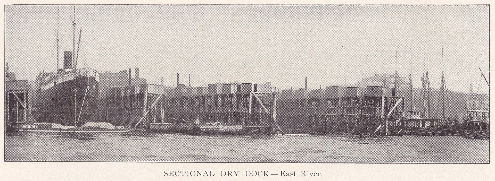 SECTIONAL DRY DOCK - East River.