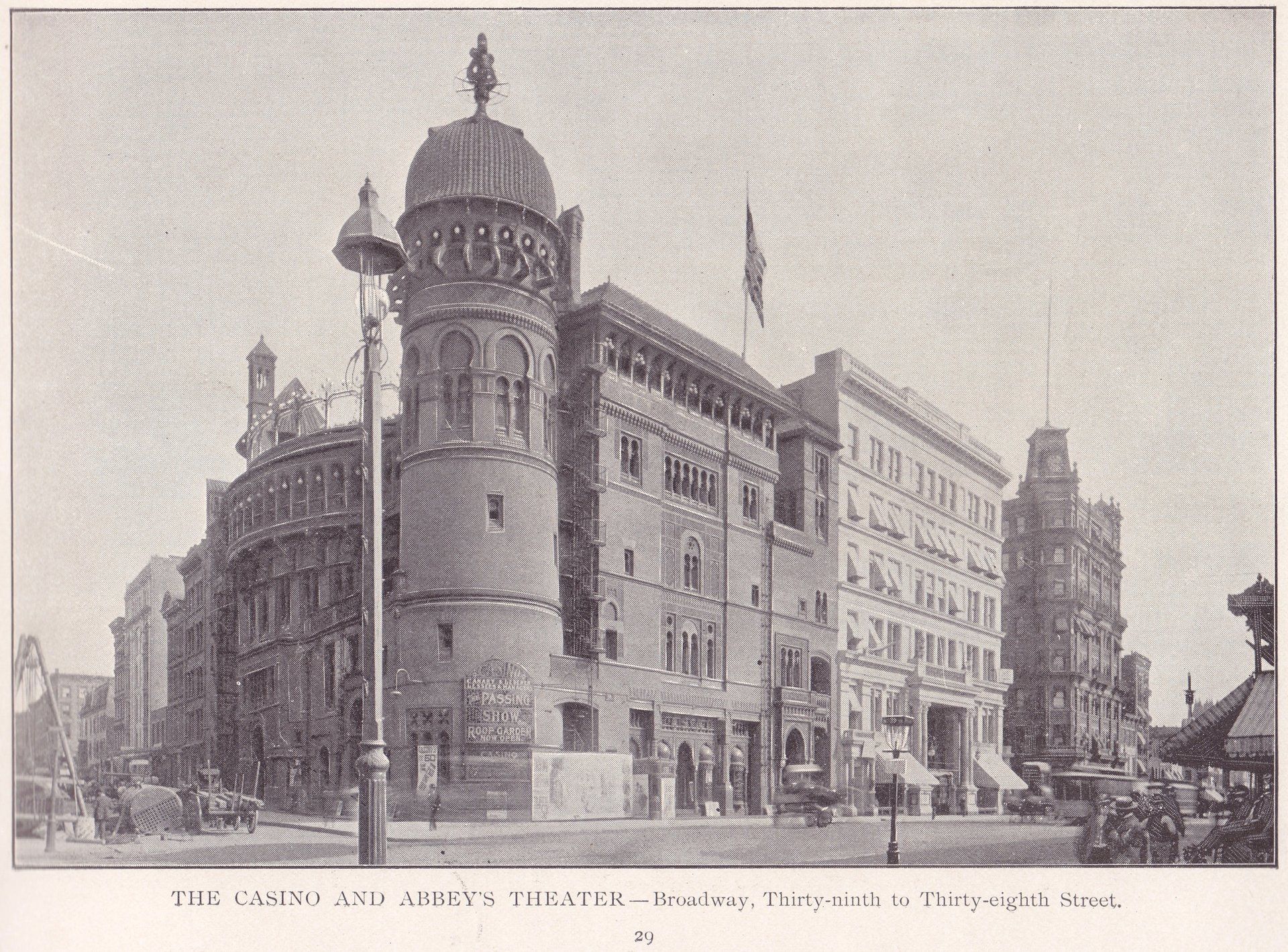 THE CASINO AND ABBEY'S THEATER - Broadway, Thirty-ninth to Thirty-eighth Street.