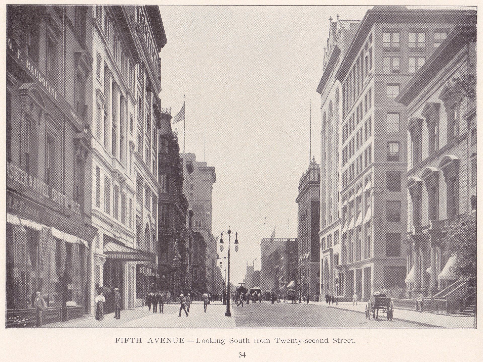 FIFTH AVENUE - Looking South from Twenty-second Street.