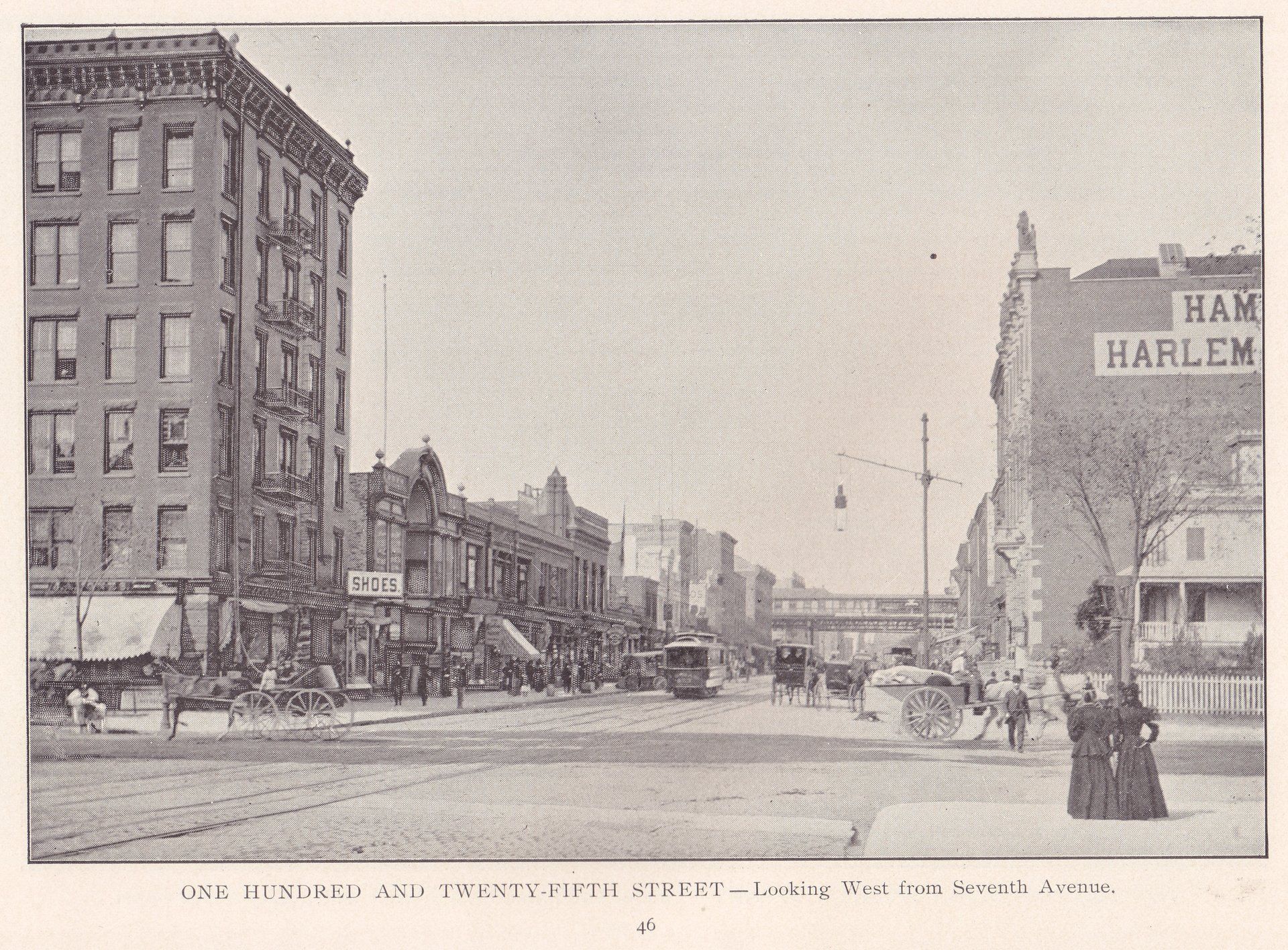 ONE HUNDRED AND TWENTY-FIFTH STREET - Looking West from Seventh Avenue.