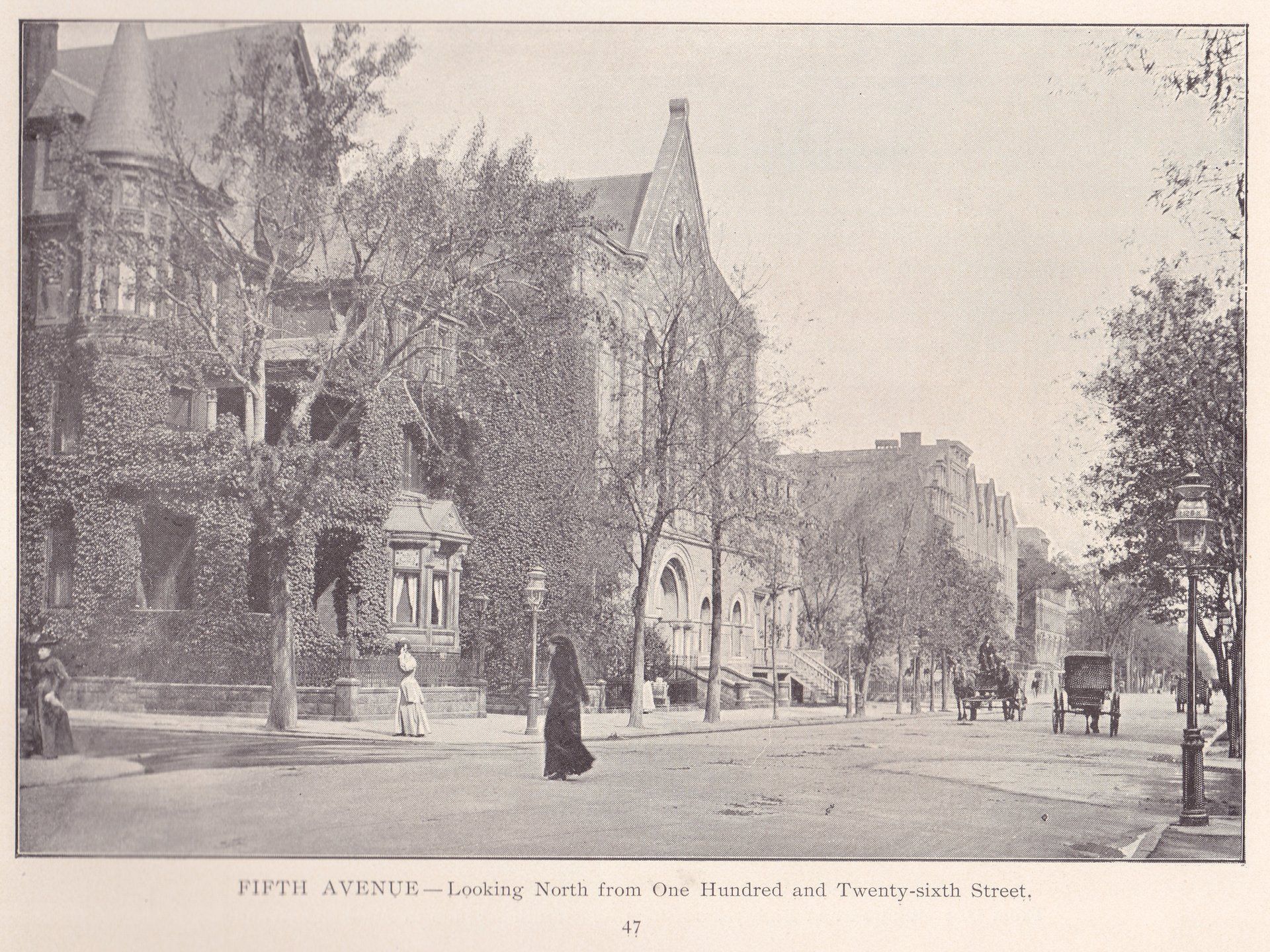 FIFTH AVENUE - Looking North from One Hundred and Twenty-sixth Street.