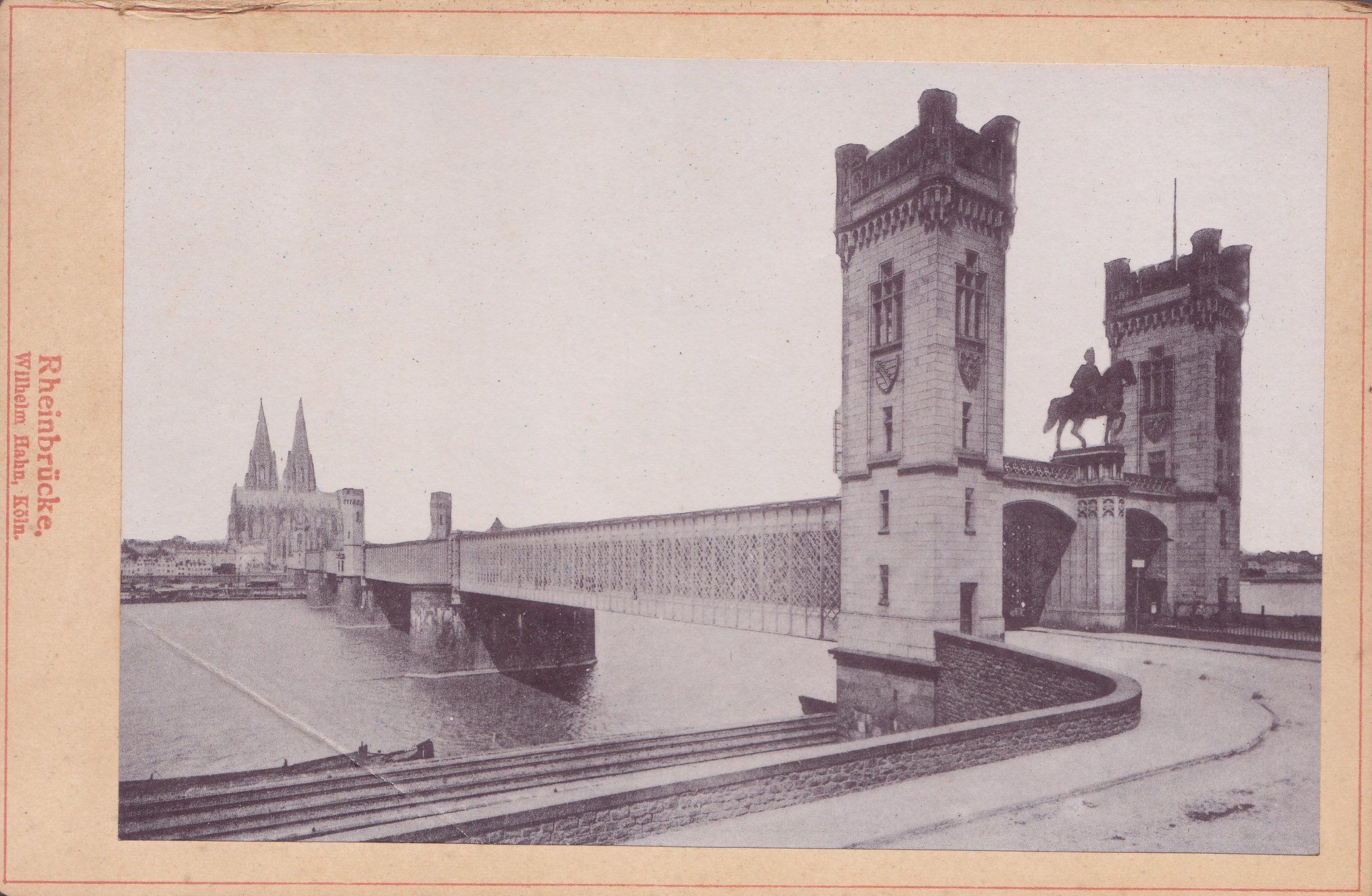 Rheinbrücke. Wilhelm Hahn, Köln.