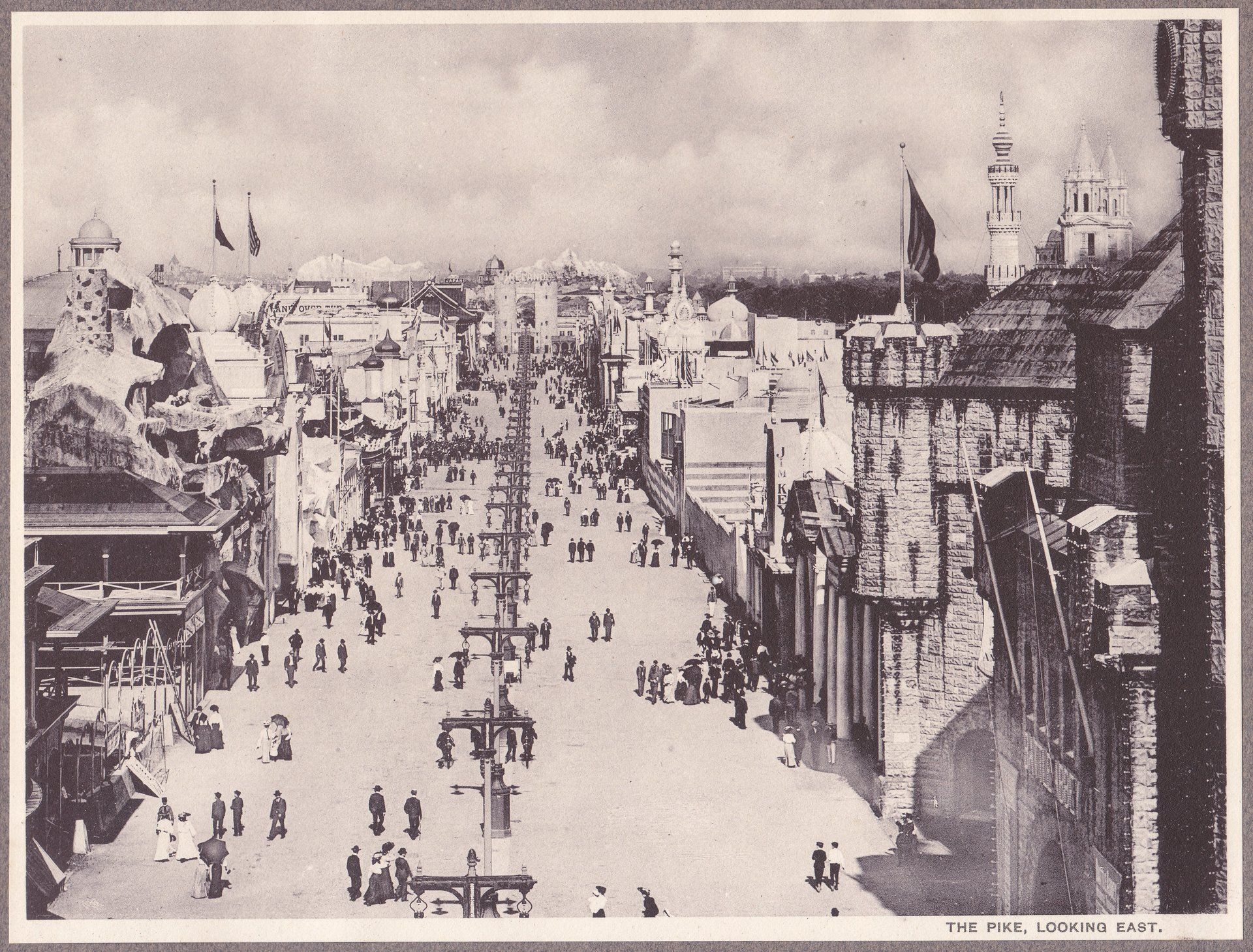 THE PIKE, LOOKING EAST.