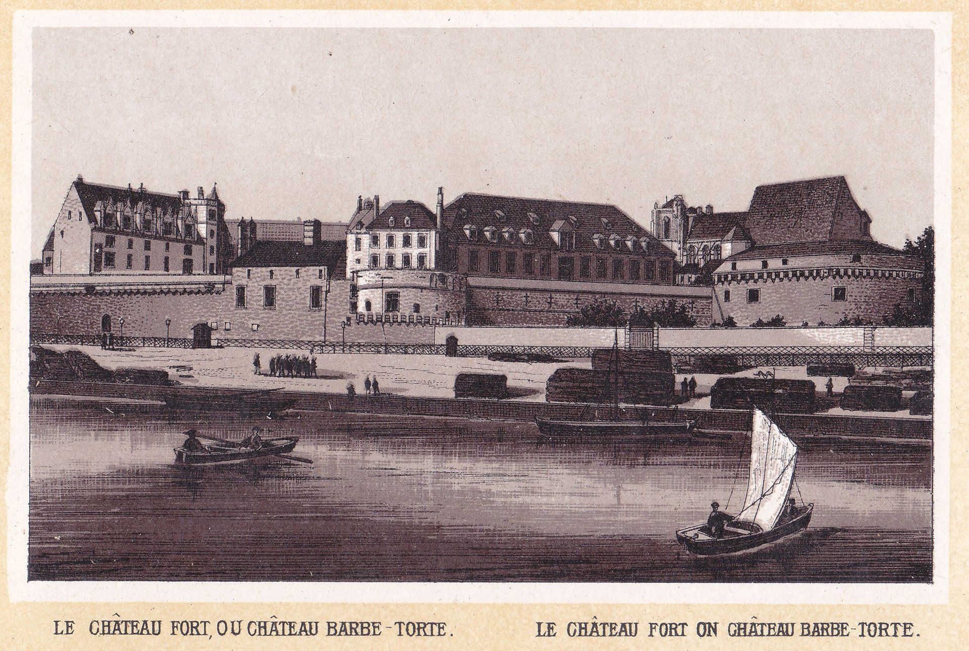 LE CHÂTEAU FORT, OU CHÂTEAU BARBE-TORTE. LE CHÂTEAU FORT ON CHÂTEAU BARBE-TORTE.