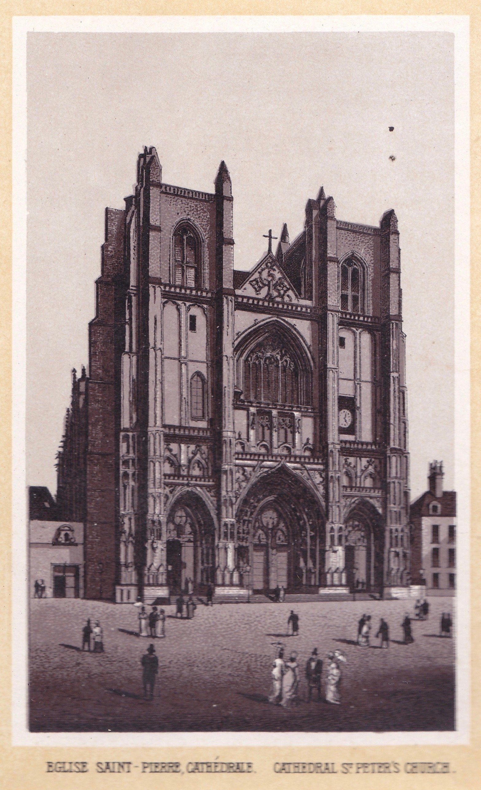 EGLISE SAINT-PIERRE, CATHÉDRALE. CATHEDRAL ST PETER'S CHURCH.