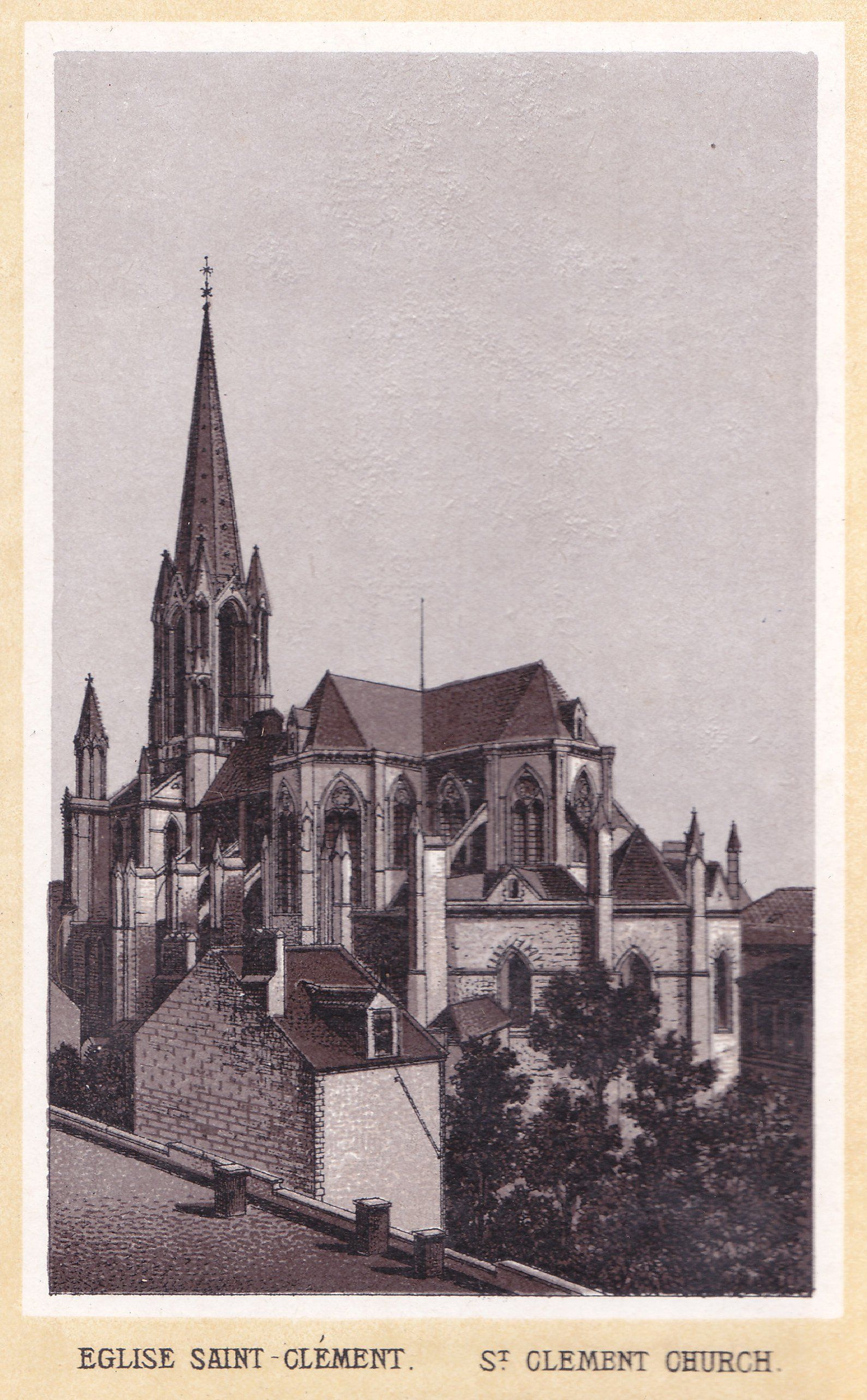 EGLISE SAINT-CLÉMENT. ST CLEMENT CHURCH.