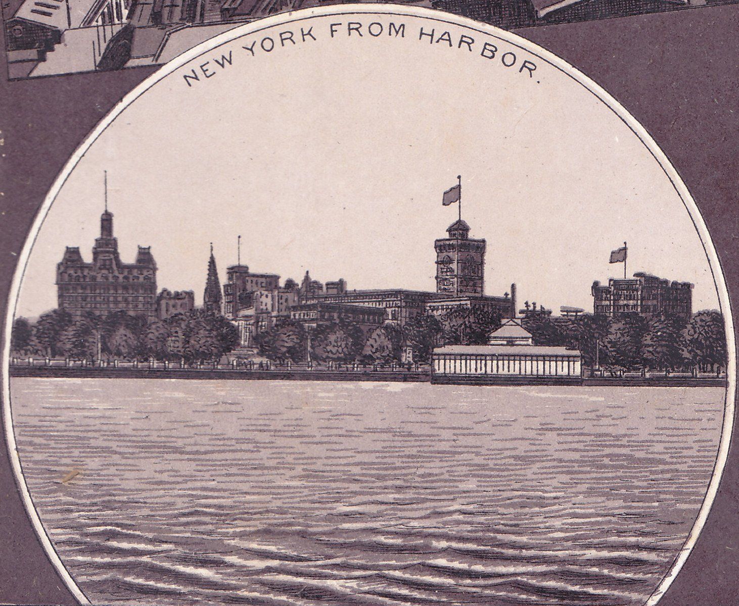 NEW YORK FROM HARBOR.