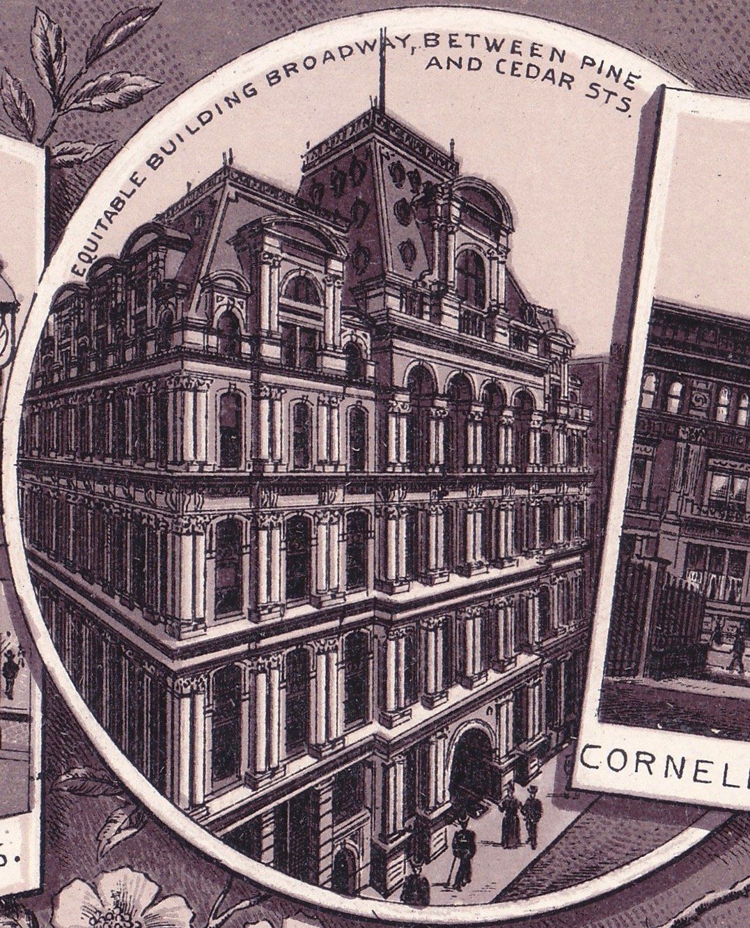 EQUITABLE BUILDING BROADWAY BETWEEN PINE AND CEDAR STS.