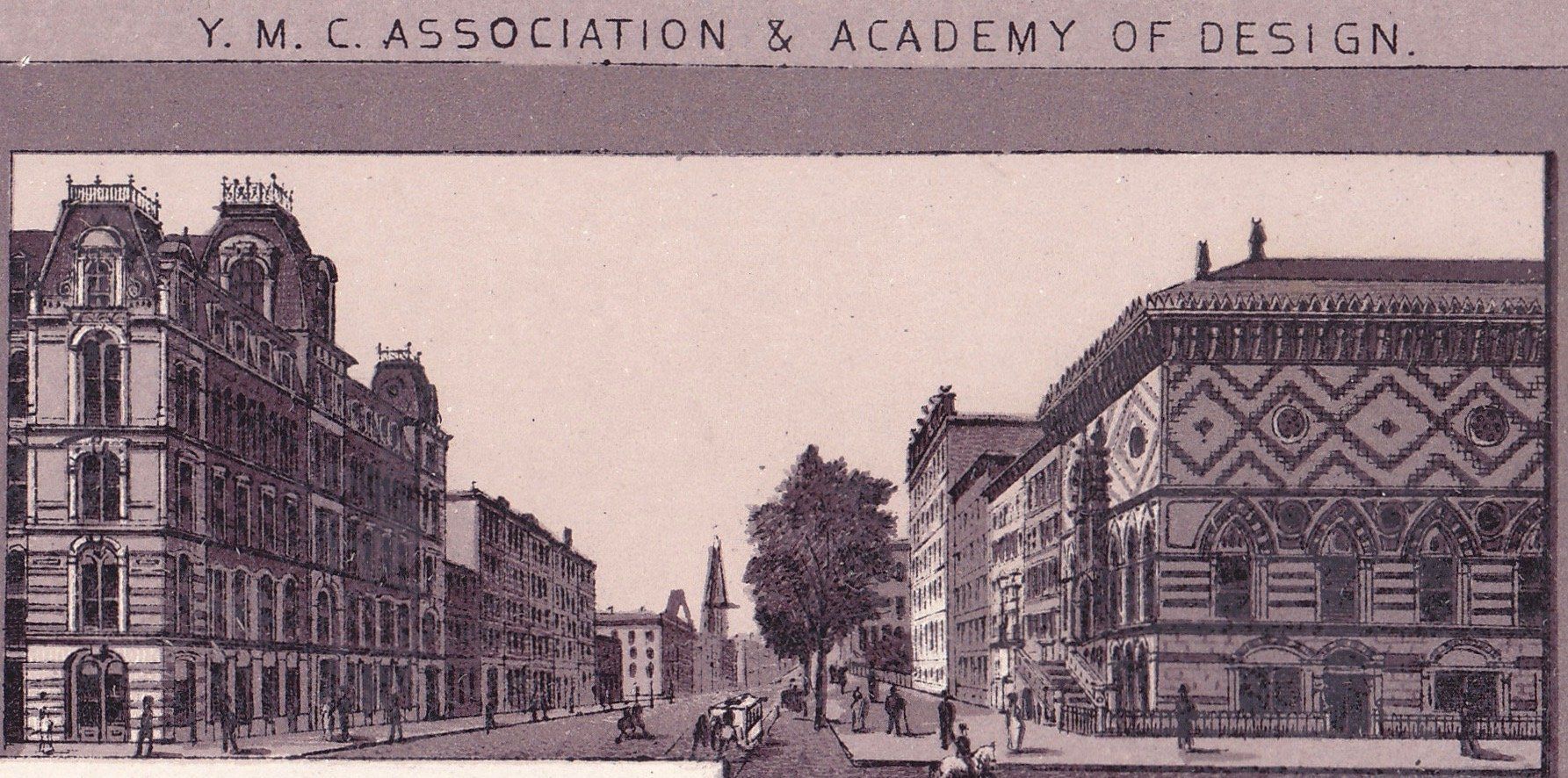 Y. M. C. ASSOCIATION & ACADEMY OF DESIGN.
