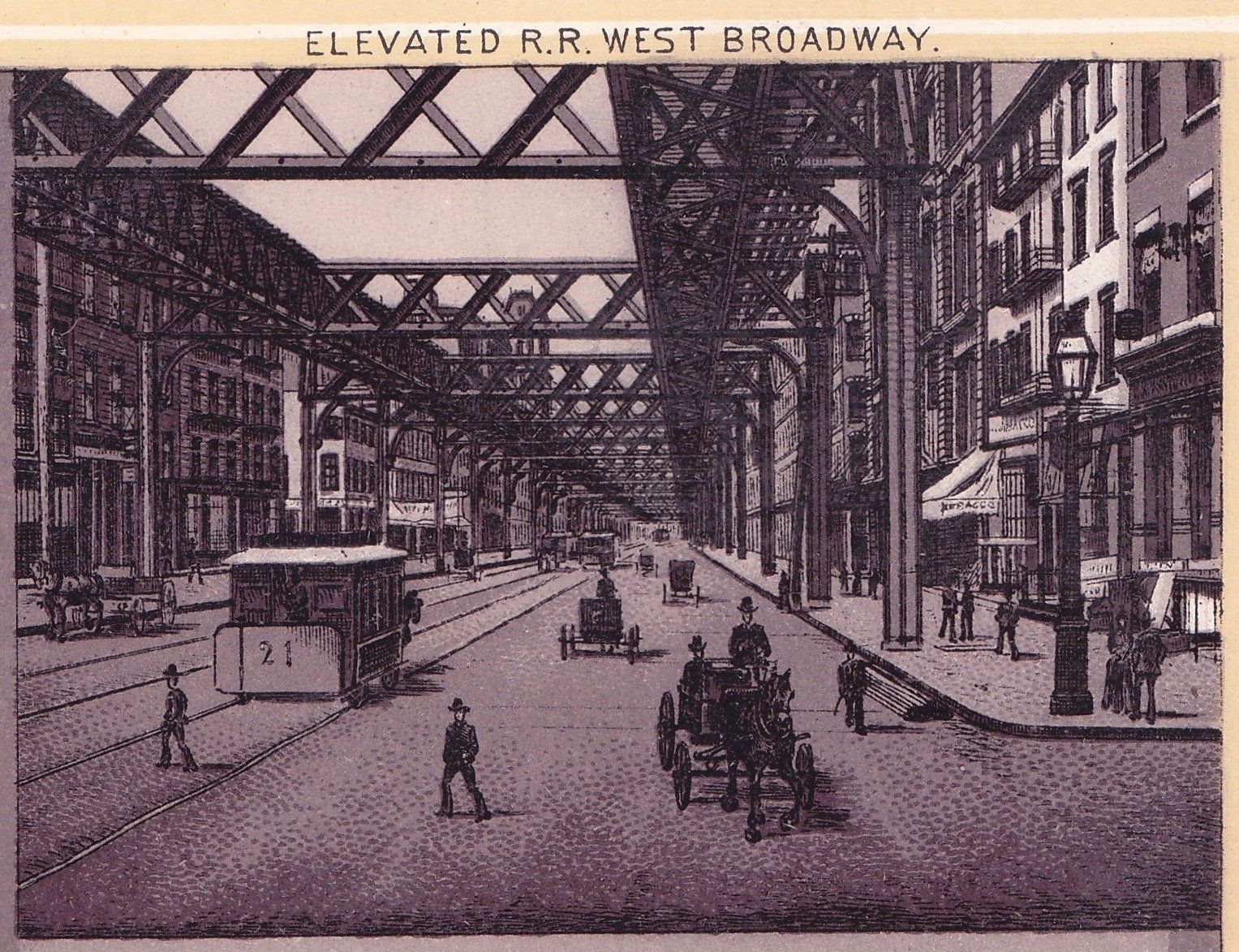 ELEVATED R. R. WEST BROADWAY,