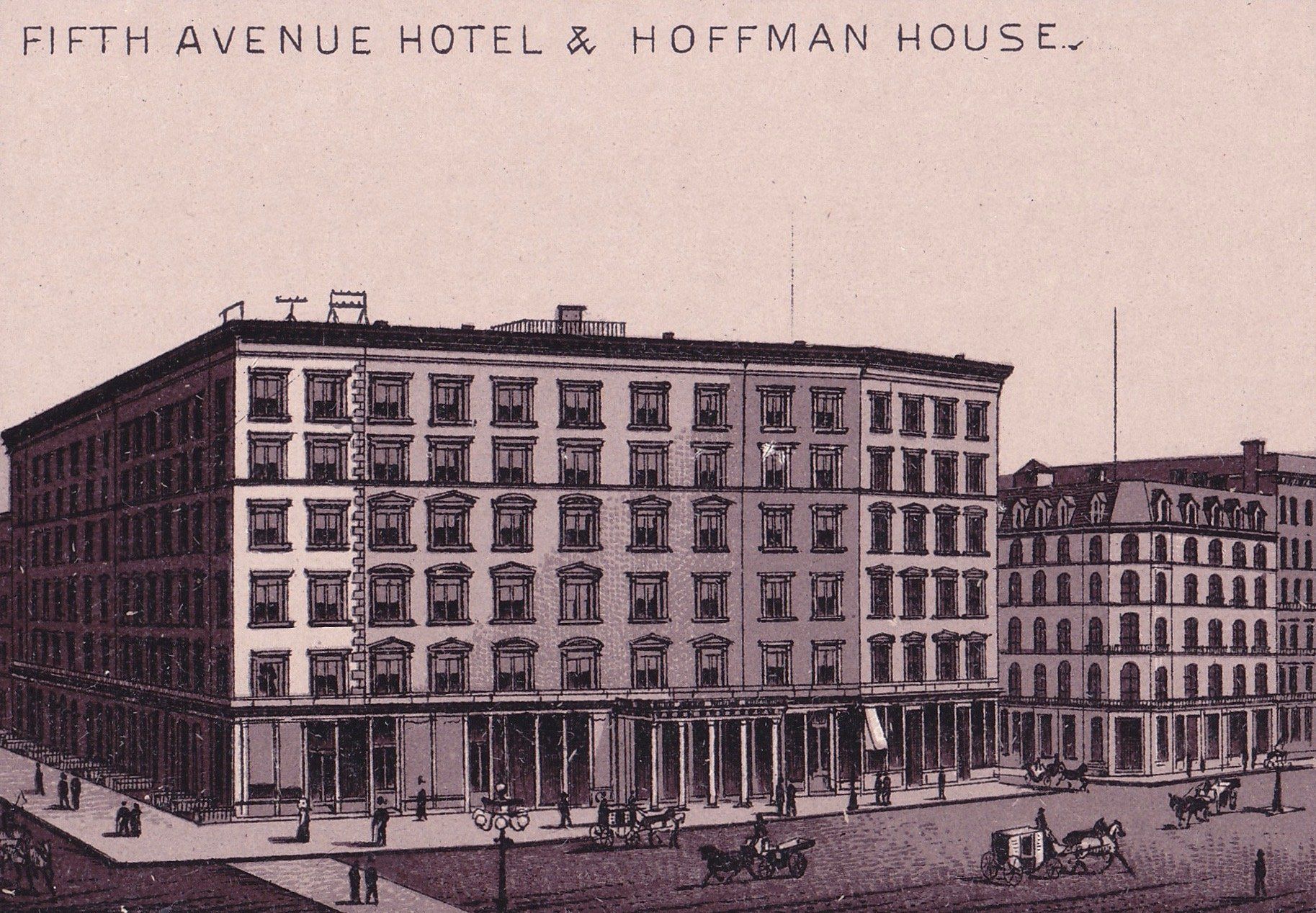 FIFTH AVENUE HOTEL & HOFFMAN HOUSE.