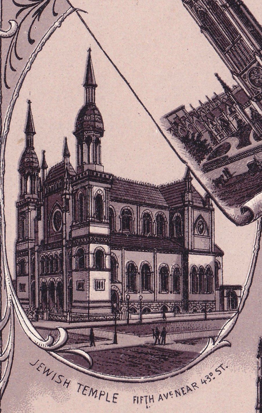 JEWISH TEMPLE FIFTH AVE. NEAR 43 D ST.