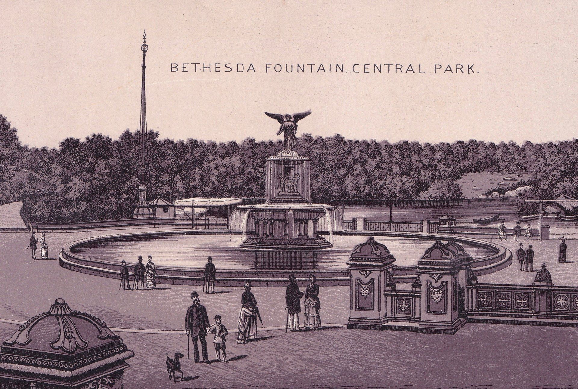 BETHESDA FOUNTAIN CENTRAL PARK.
