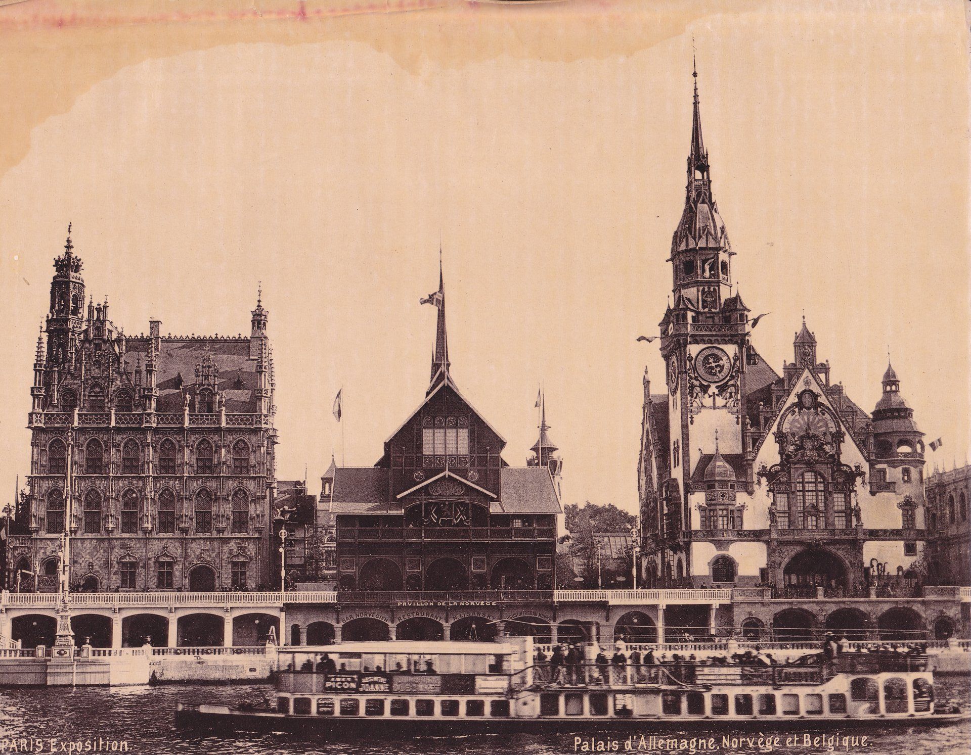 PARIS Exposition. Palais d'Allemagne. Norvège et Belgique.