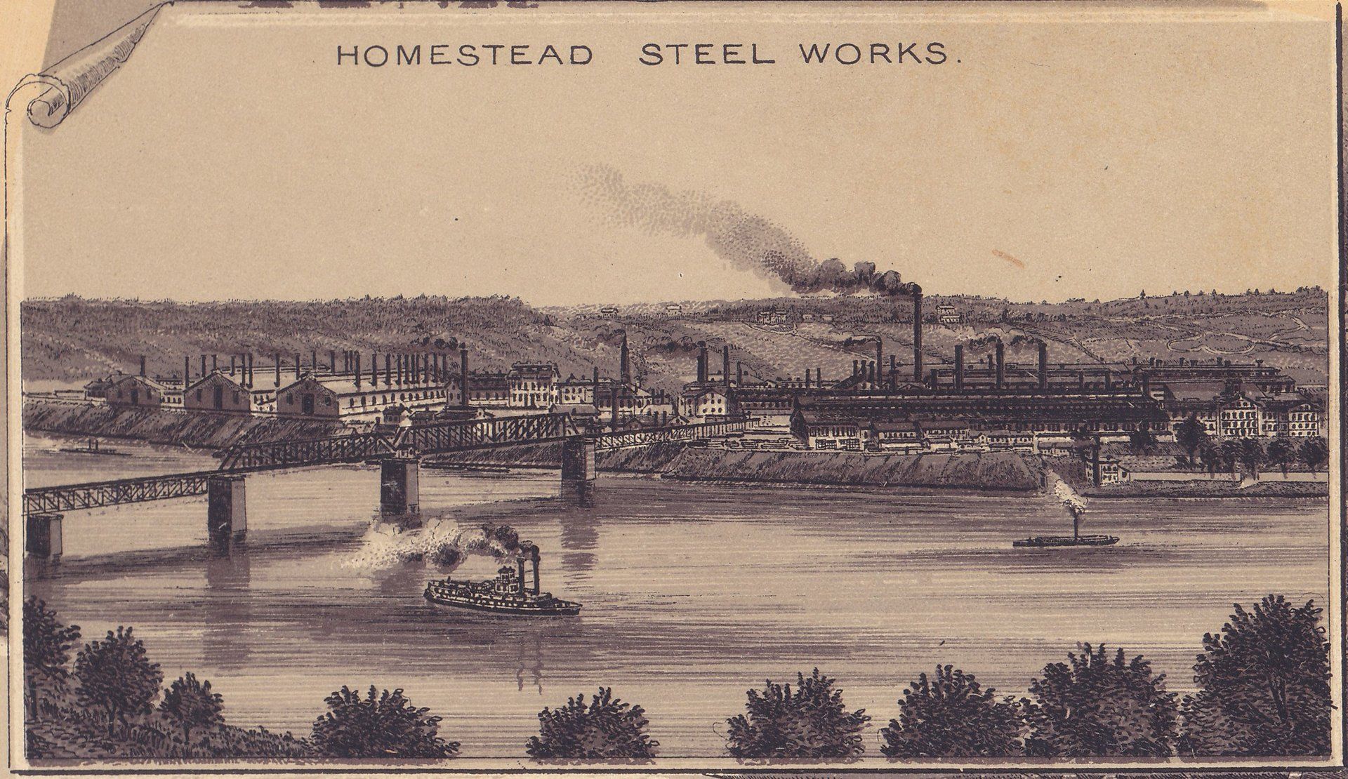 HOMESTEAD STEEL WORKS.